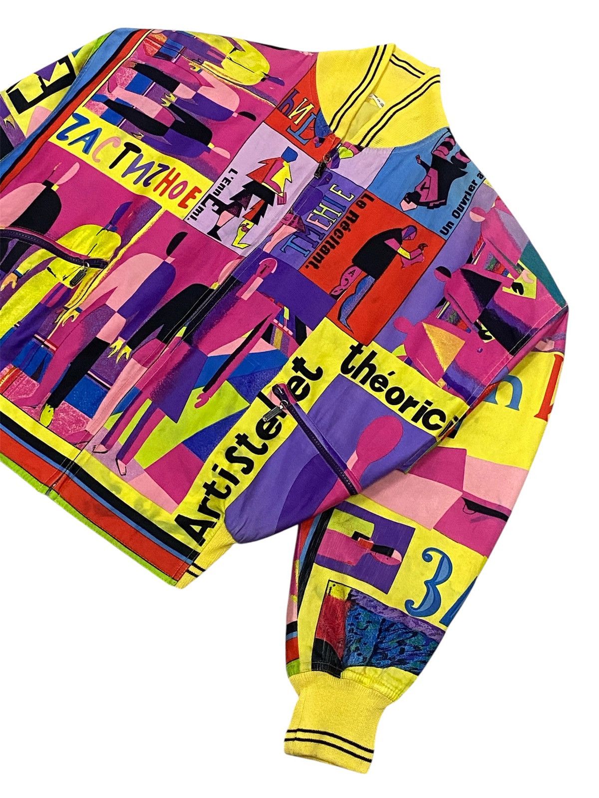 Versace 1992 Gianni Versace “Malevich” Inspired Unisex Bomber Jacket Size XL / US 12-14 / IT 48-50 - 22 Thumbnail