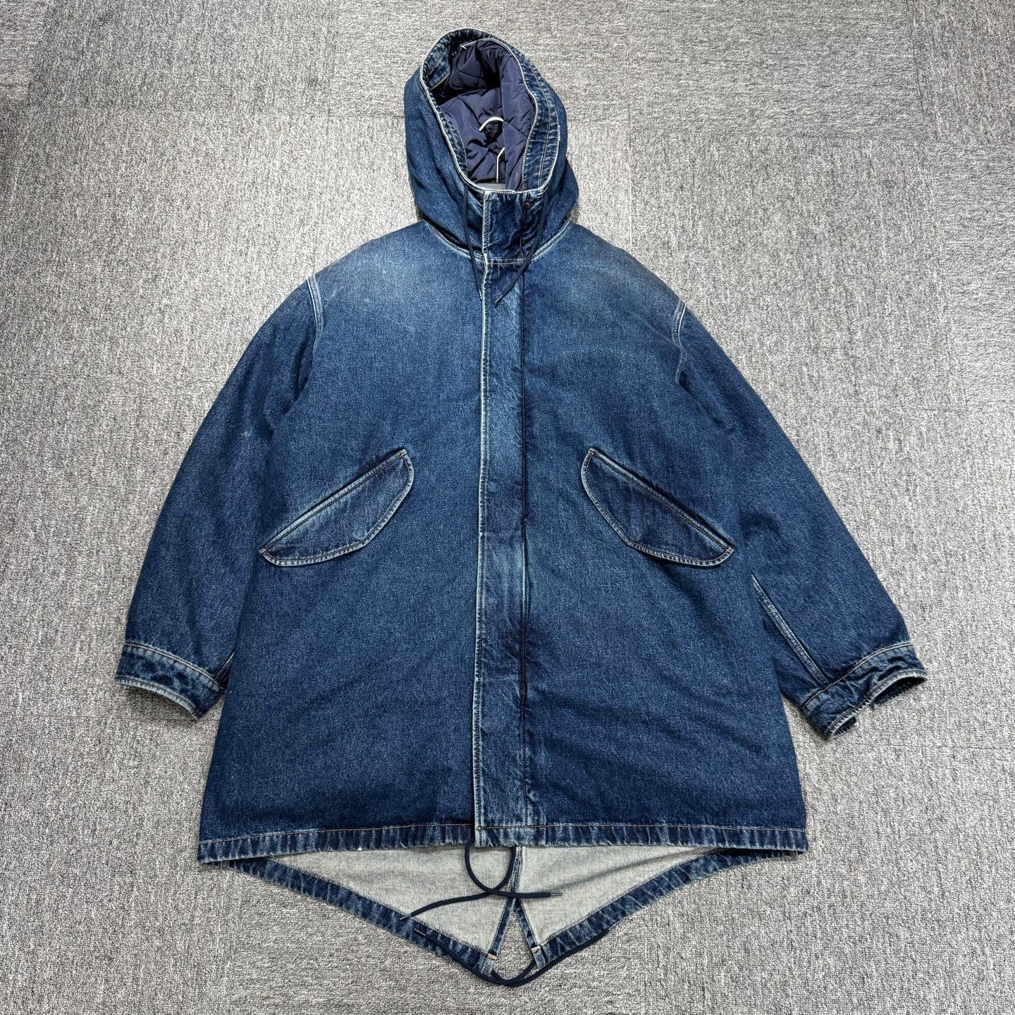 Prada Prada Detachable Quilted Denim Jacket M 98 New Size US M / EU 48-50 / 2 - 1 Thumbnail