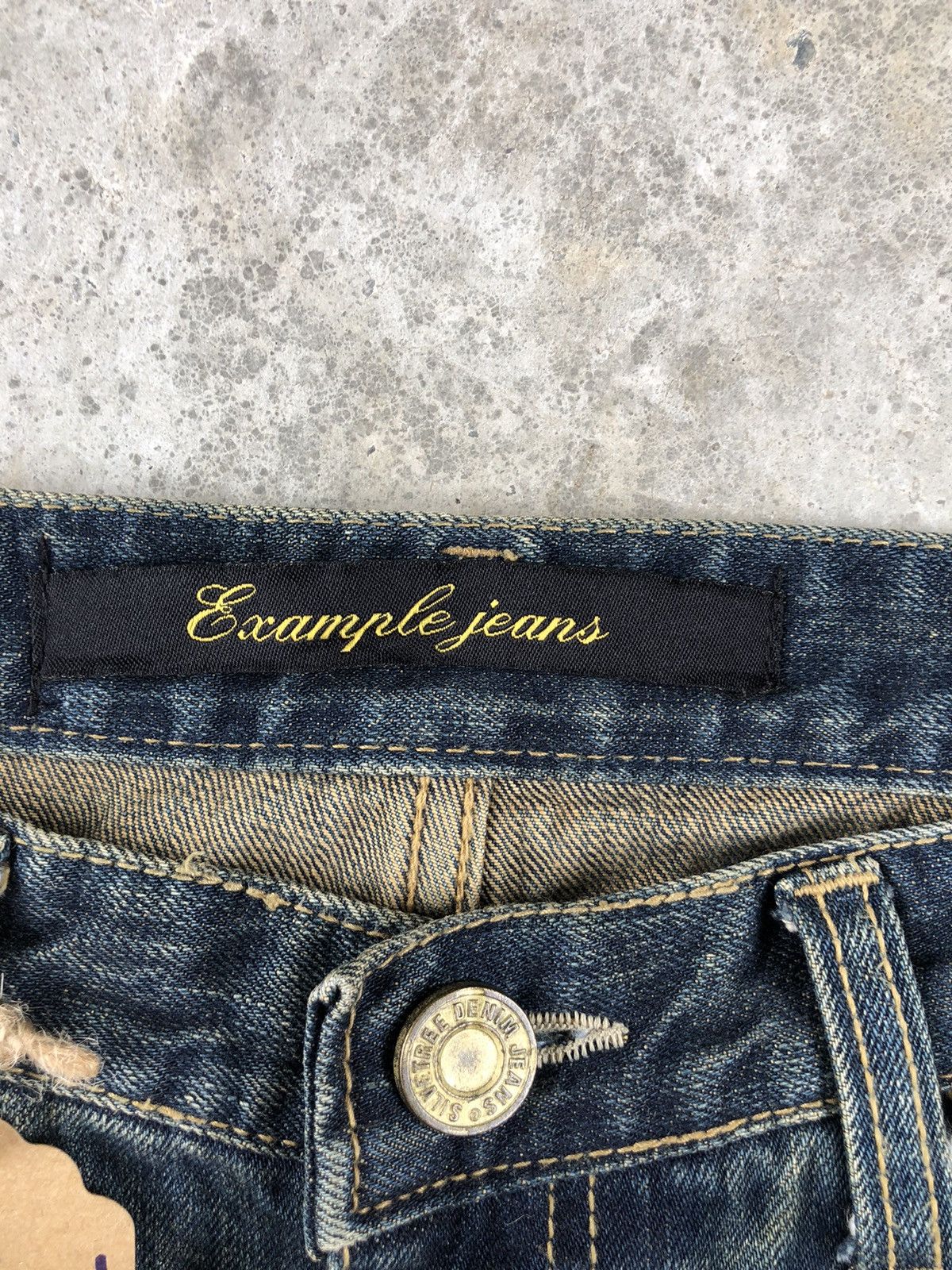 Japanese Brand Japanese Example Flared Jeans Distressed Jeans Mud Wash Size US 32 / EU 48 - 14 Thumbnail