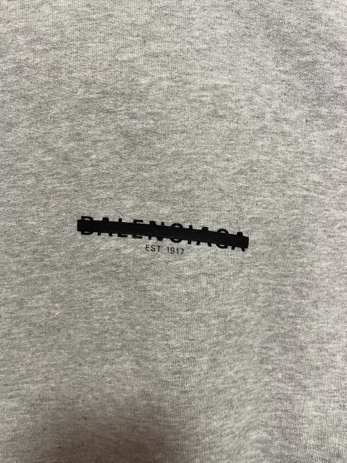 Balenciaga balenciaga gray hoodie with logo print Size US M / EU 48-50 / 2 - 3 Thumbnail