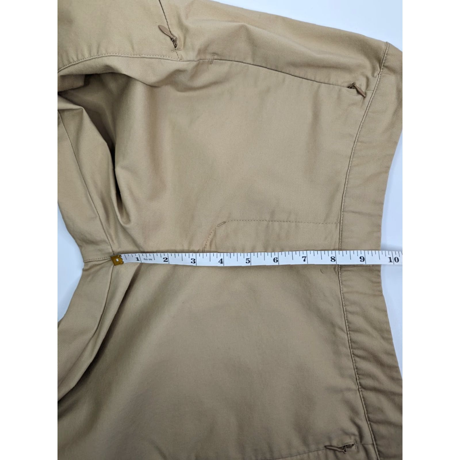 Adidas Adidas Womens 8 Lightweight Tan Beige Capri Crop Pants Golf Ladies Size 30" / US 8 / IT 44 - 5 Thumbnail