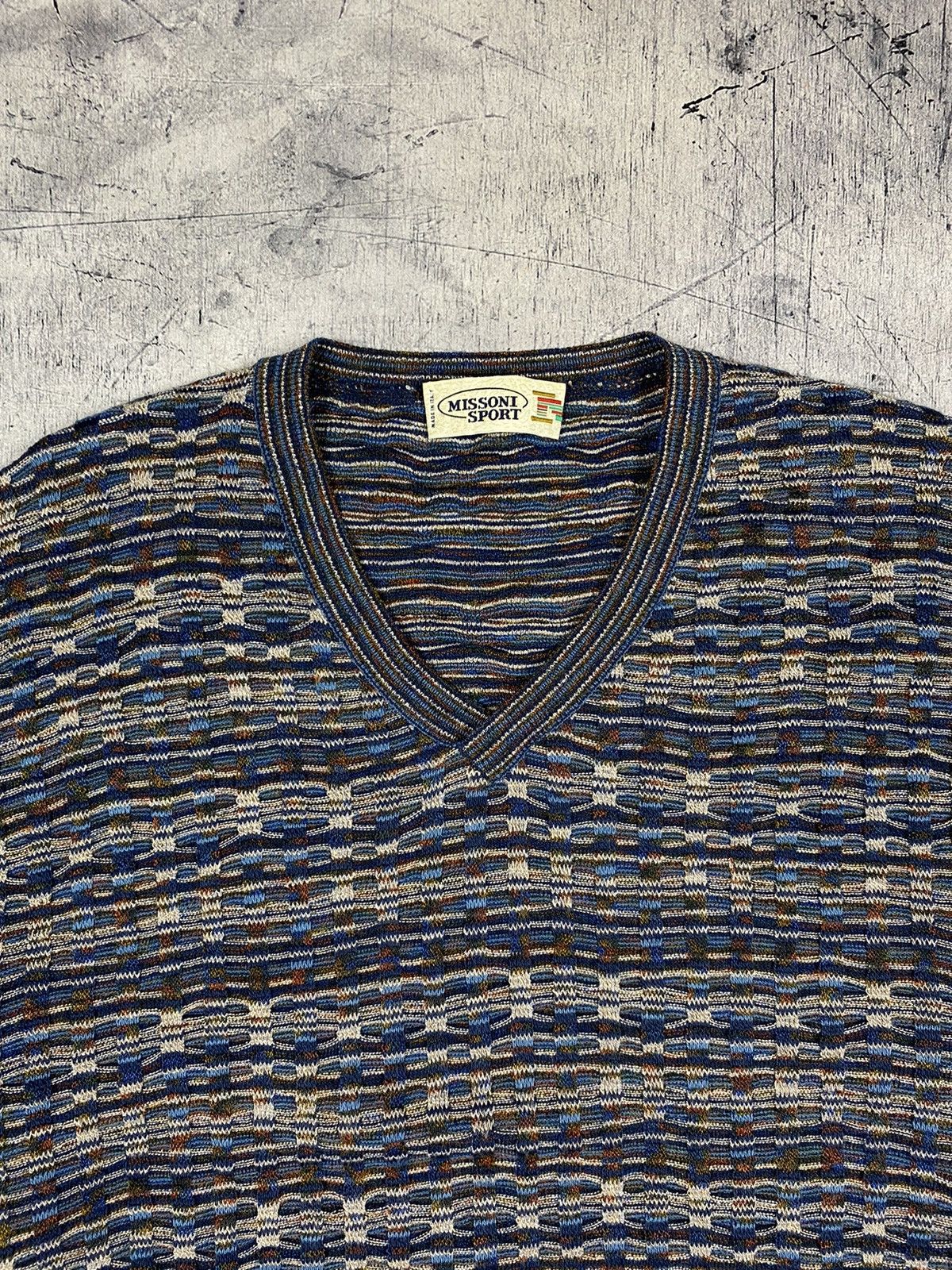 Missoni Missoni Sport Multicolor Wool Blend Sweater 3D Knit Jumper Size US L / EU 52-54 / 3 - 5 Thumbnail
