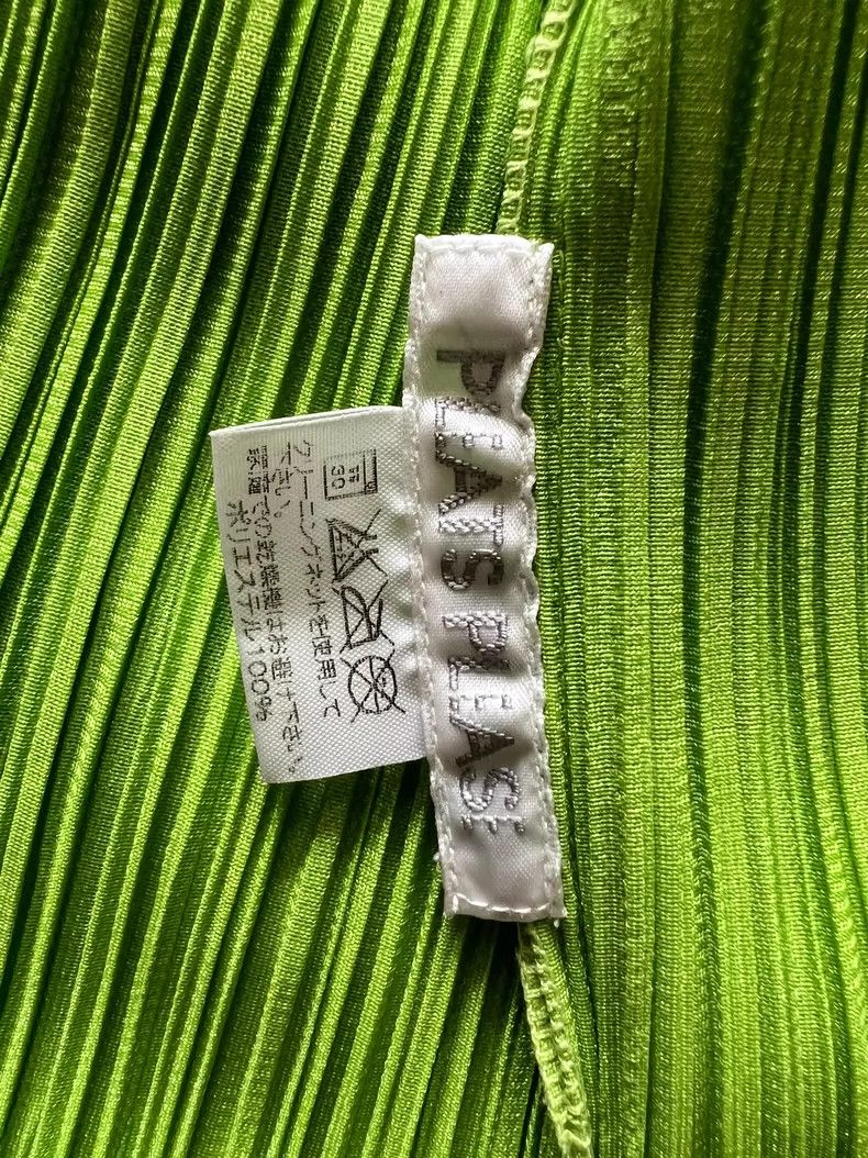Issey Miyake Issey Miyake size:3 Green pleated vintage denim cardigan Size M / US 6-8 / IT 42-44 - 6 Thumbnail