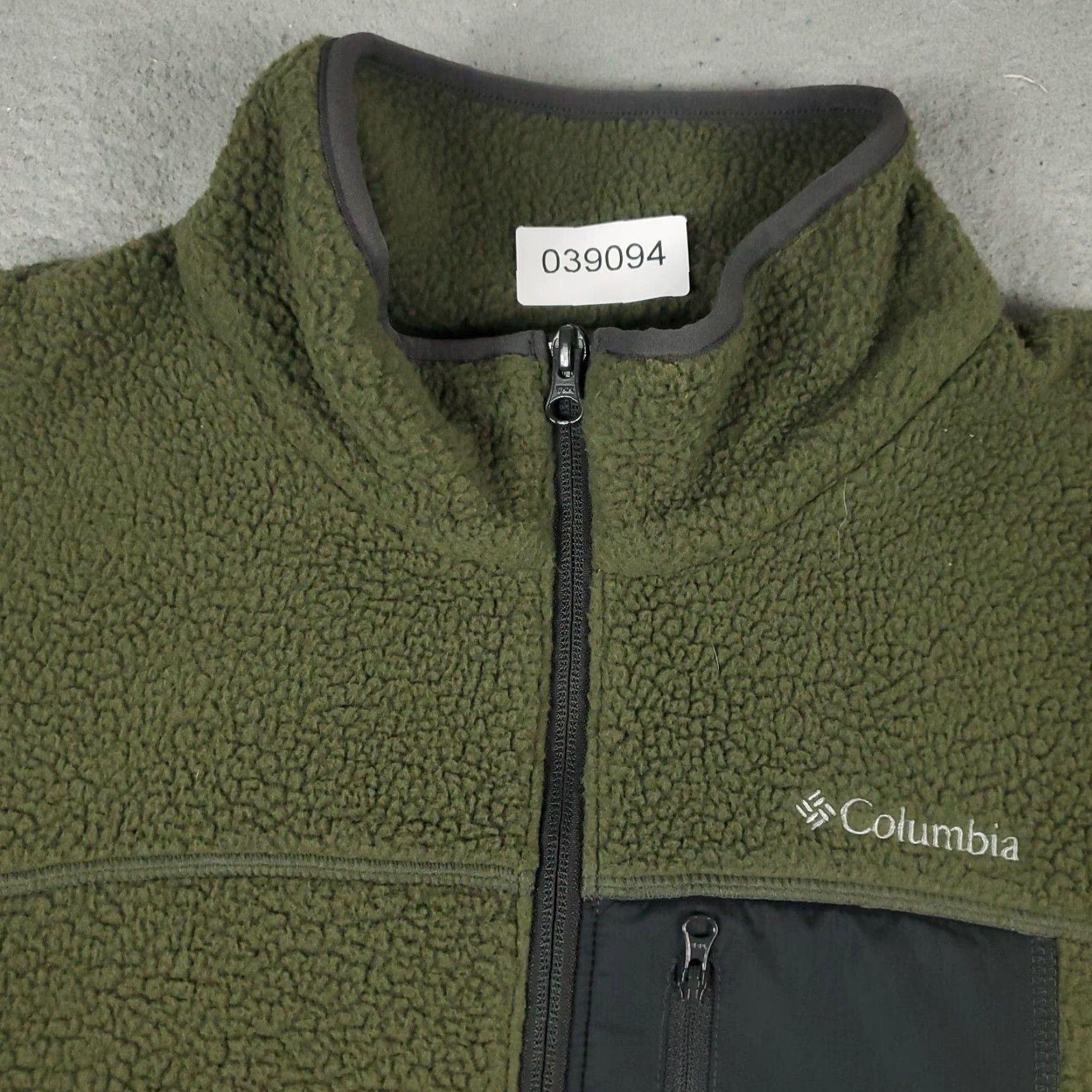 Vintage Columbia Sweater Full Zip Mens XL Green Fleece Outdoors Mock Neck Size US XL / EU 56 / 4 - 2 Thumbnail