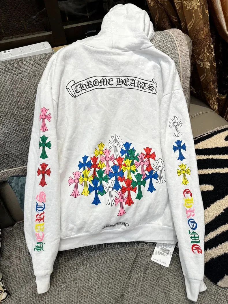 Chrome Hearts Chrome Hearts Colorful Cross Hoodie White. Size US S / EU 44-46 / 1 - 2 Thumbnail