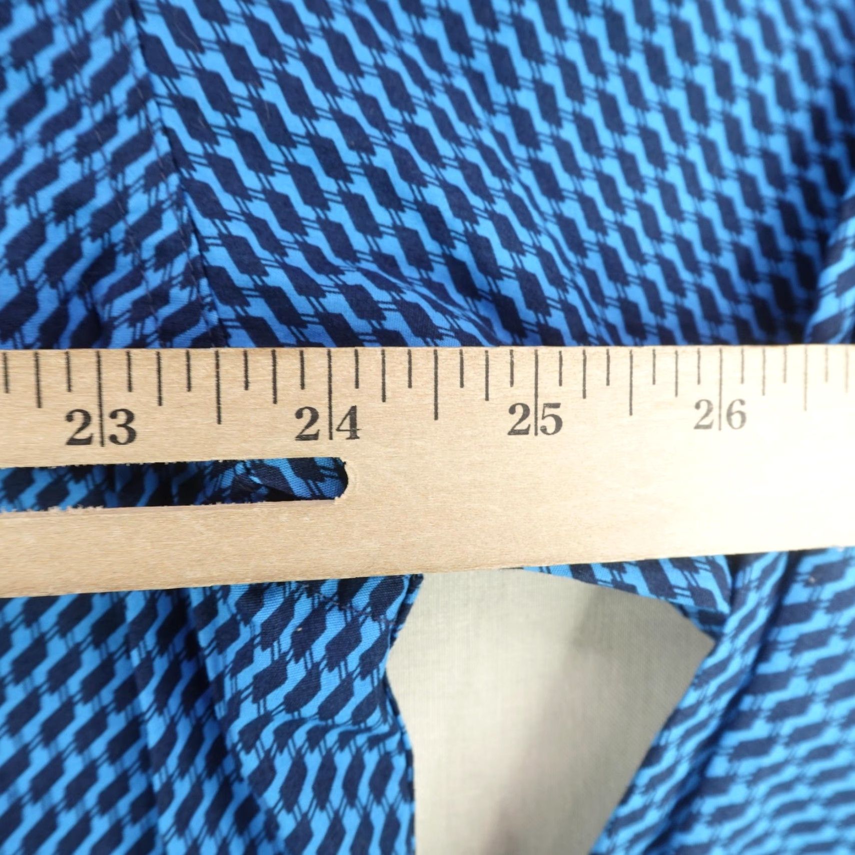 Vintage Cinch Mens Large Western Shirt Blue Geometric Cotton Long Sleeve Button-Down Rodeo Cowboy Size US L / EU 52-54 / 3 - 6 Thumbnail