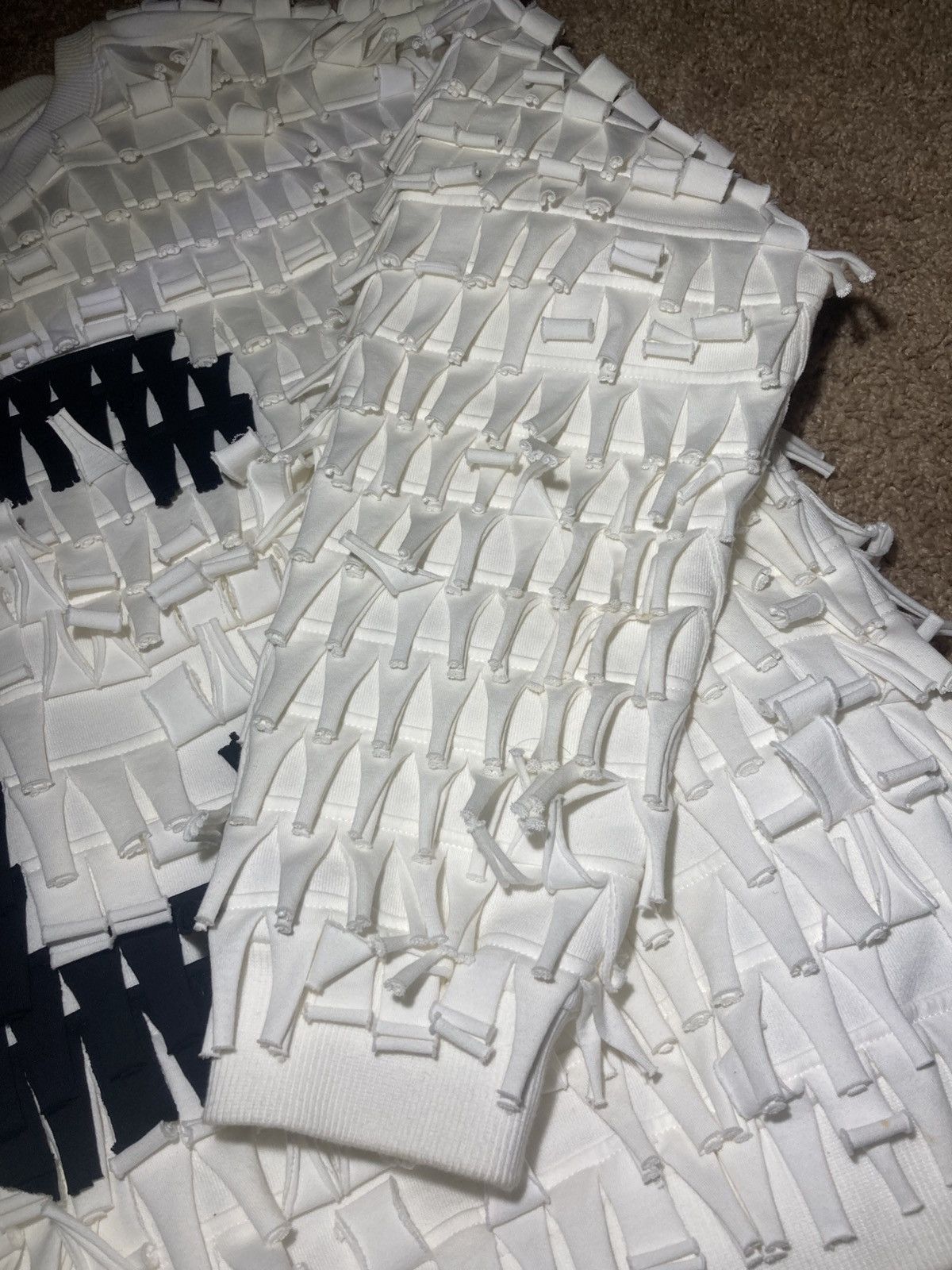 Celine × Hedi Slimane AW22 Celine Fringe C Logo Sweater 2022 Hedi Frill 2022 Print Size US S / EU 44-46 / 1 - 9 Thumbnail