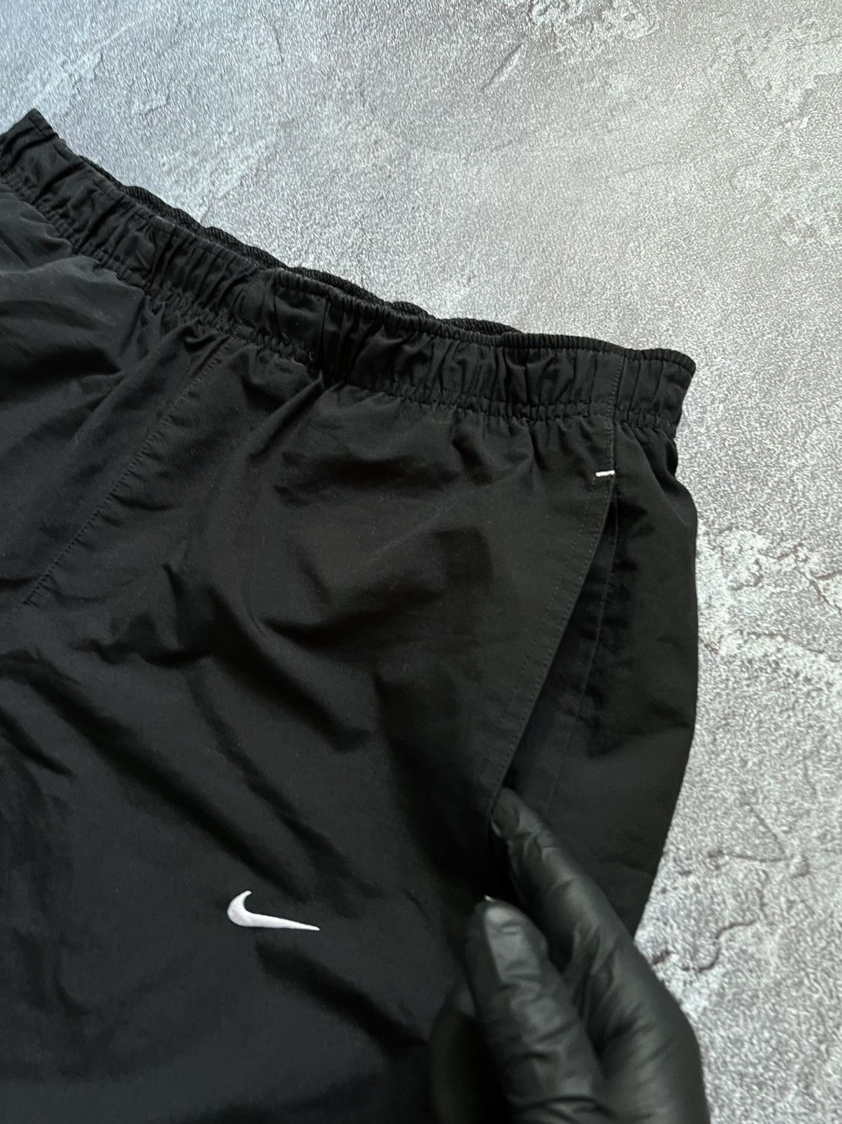 Nike Vintage Nike Nylon Track Pants Drill Double Swoosh Striped M Size US 34 / EU 50 - 6 Thumbnail