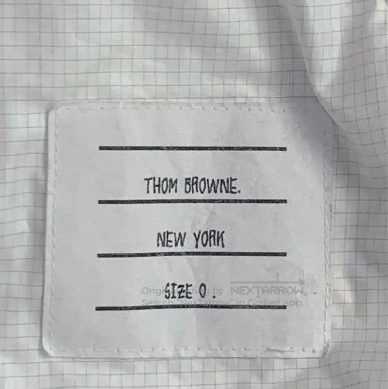 Thom Browne Thom Browne White Cotton Bomber Jacket . Size US S / EU 44-46 / 1 - 4 Thumbnail