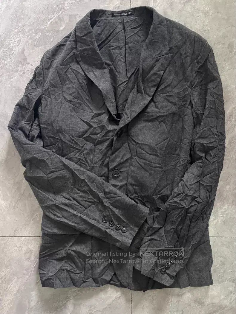 Yohji Yamamoto Yohji Yamamoto size 2 Pleated blazer Size 36R - 3 Thumbnail
