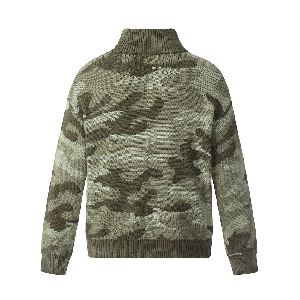 Japanese Brand × Vintage Oversized Vintage Camouflage Cardigan Size US L / EU 52-54 / 3 - 5 Thumbnail
