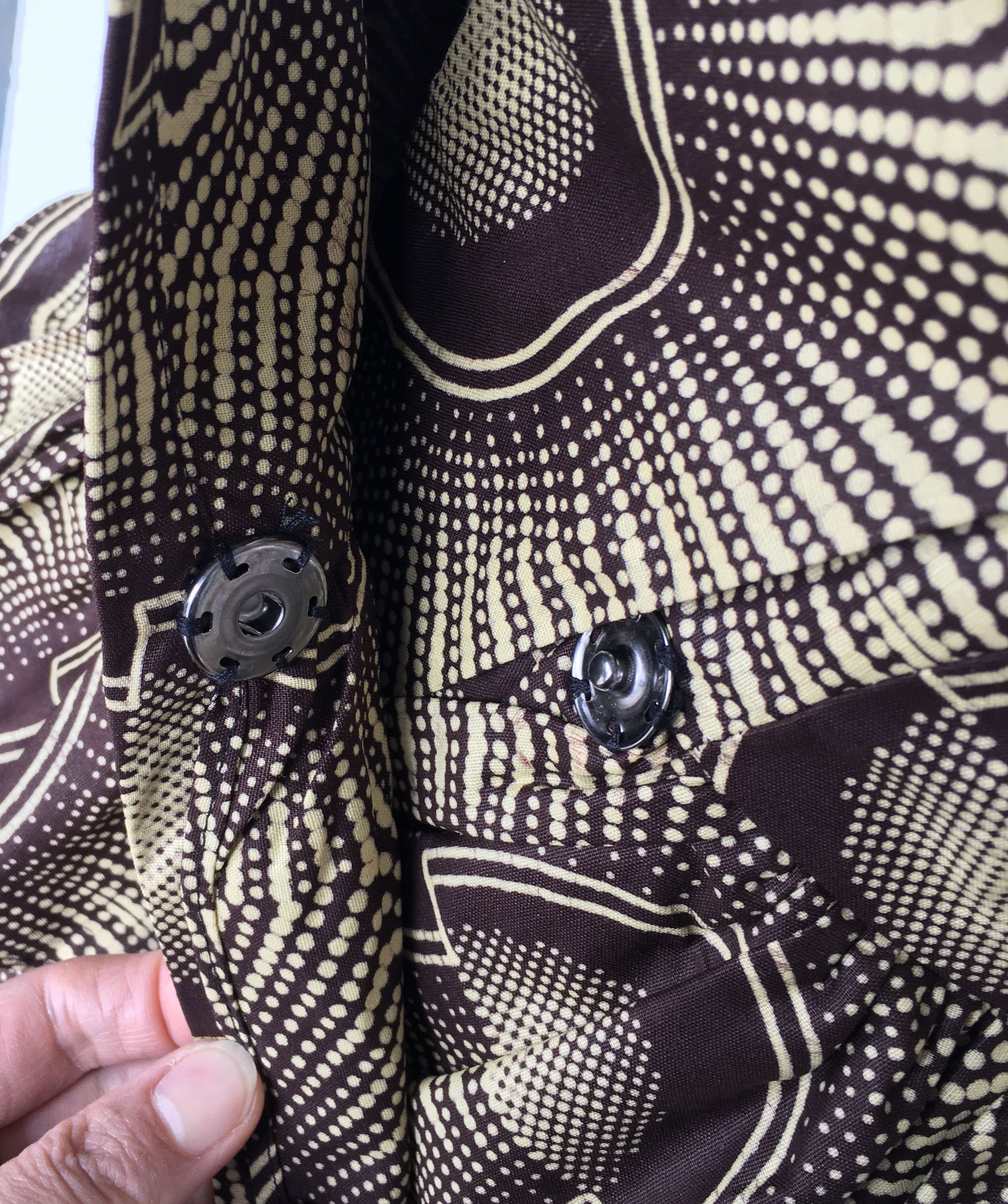 Other African Wax Print Women Jacket Turn-down Collar Tops Size XL / US 12-14 / IT 48-50 - 6 Thumbnail