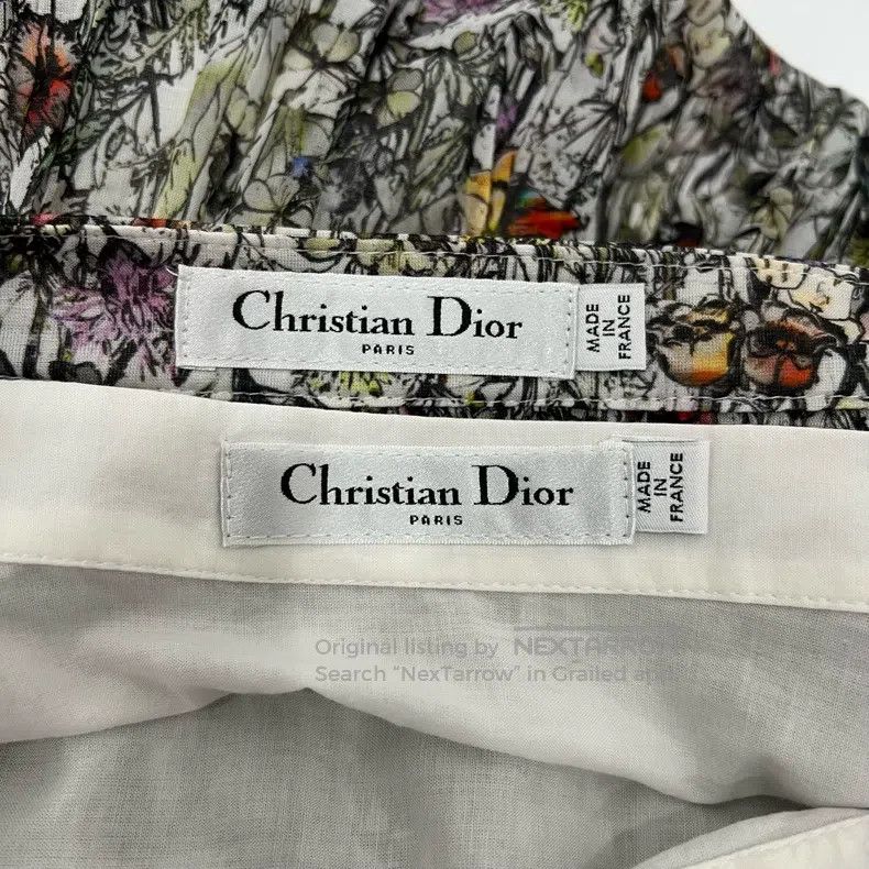 Dior Dior Floral high-waisted skirt Size 24" / US 00 / IT 34 - 5 Thumbnail