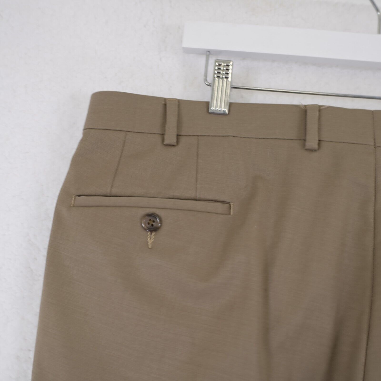Lauren Ralph Lauren Lauren Ralph Lauren Tan Wool 39/30 Dress Pants Pleated Cuffe Size US 39 - 5 Thumbnail