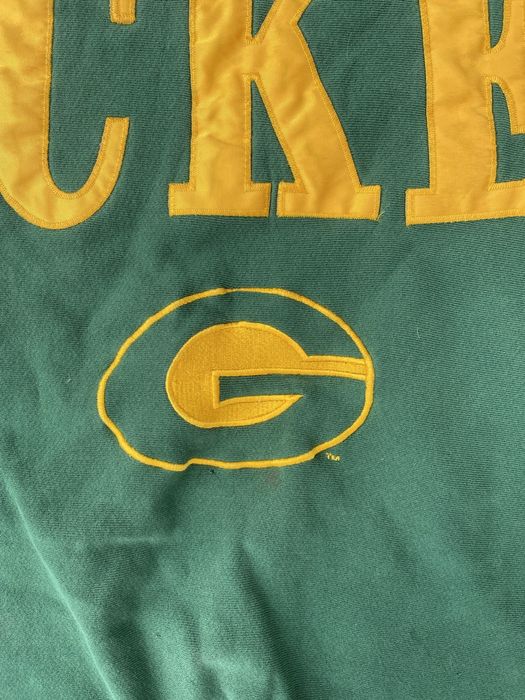 Vintage Green Bay Packers Sweatshirt Gelb XXL