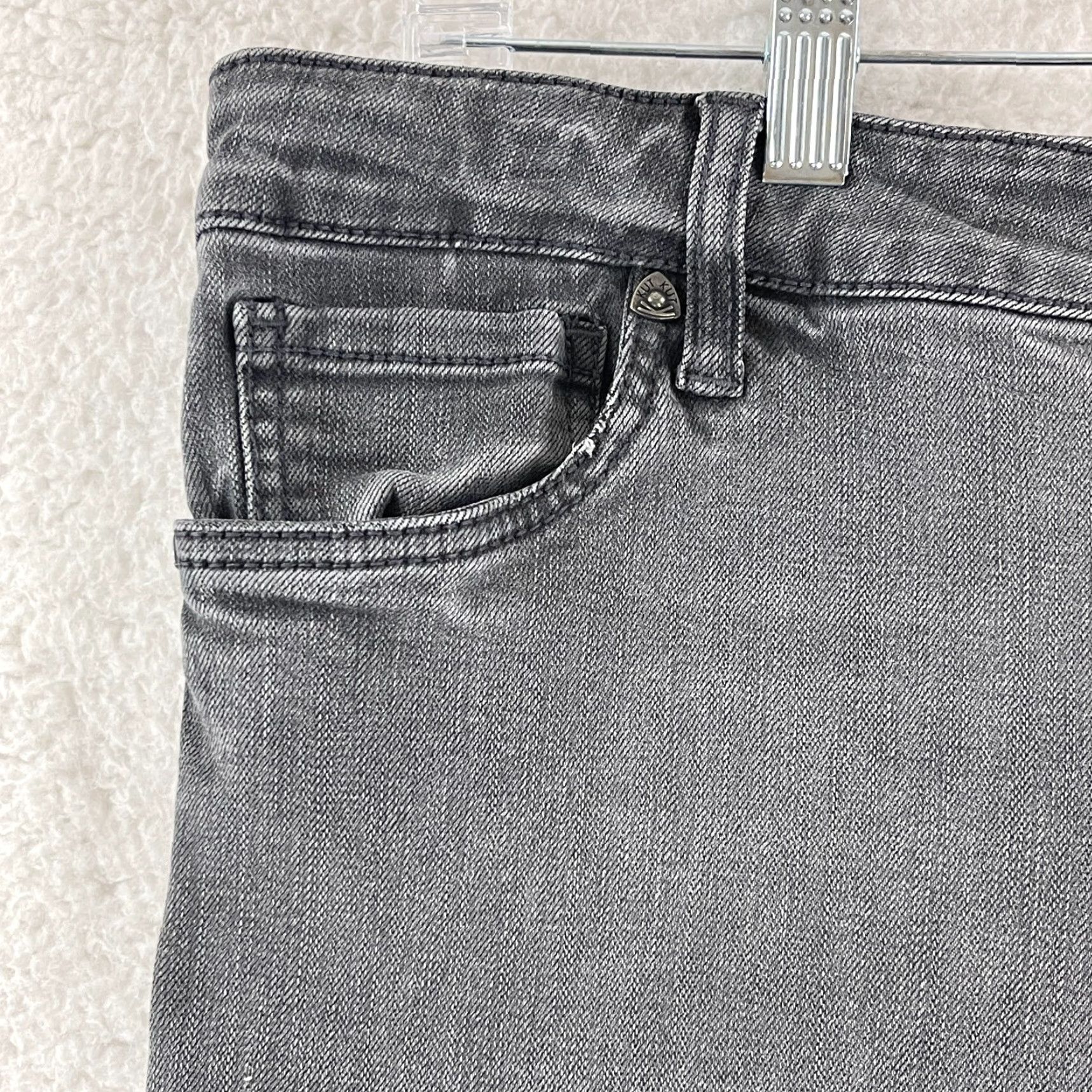 Vintage KUT from the Kloth Catherine Boyfriend Fit Jeans Womens Mid-Rise Size 14 Gray Size 36" / US 14 / IT 50 - 5 Thumbnail