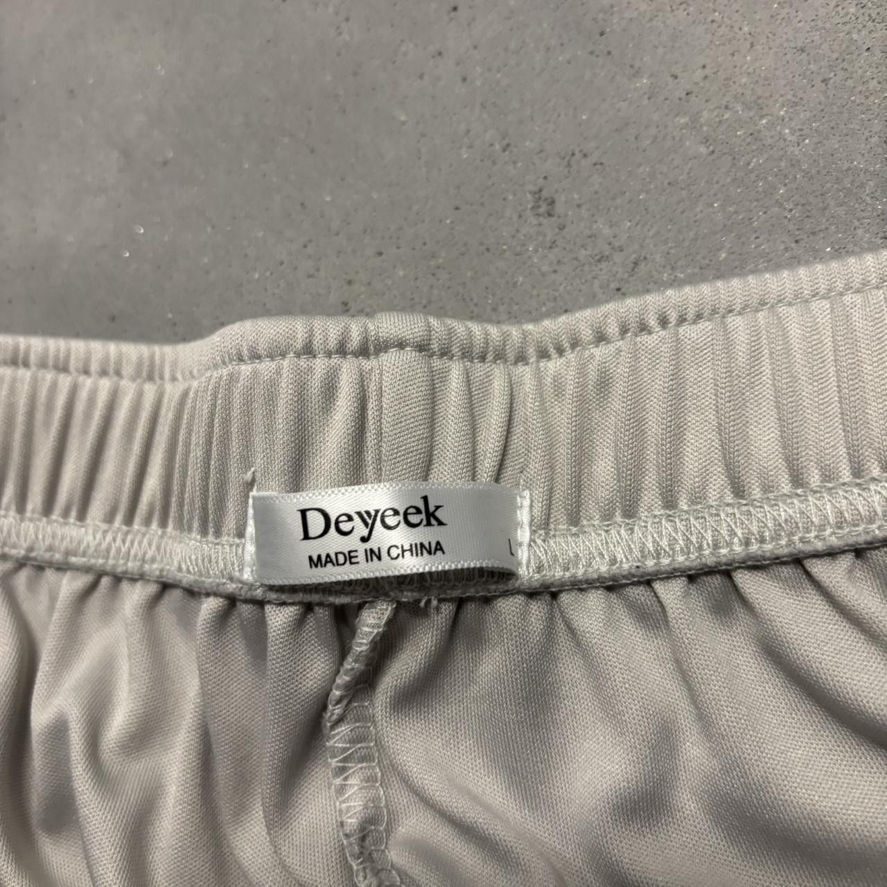 Japanese Brand × Vintage Crazy Vintage Y2K/2000s Cream White Striped Streetwear Skater Tear-Away Track Pants! Size US 30 / EU 46 - 5 Thumbnail