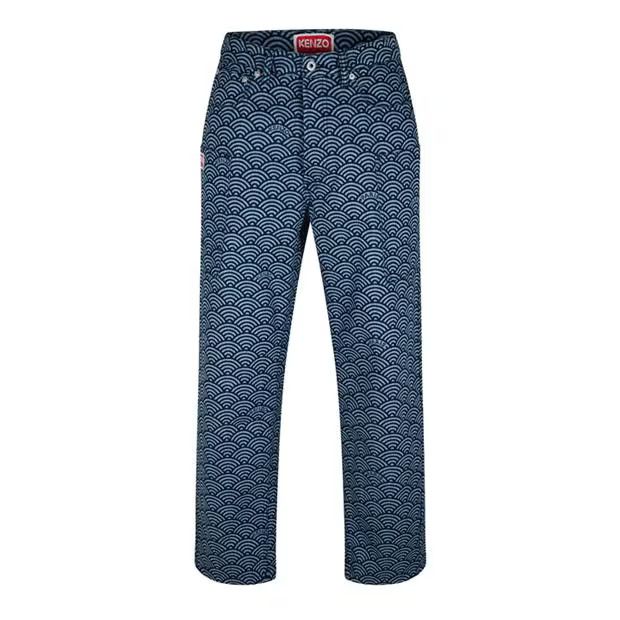 image of Kenzo O1G2R1Mq0424 Jeans In Blue Denim, Men's (Size 34)