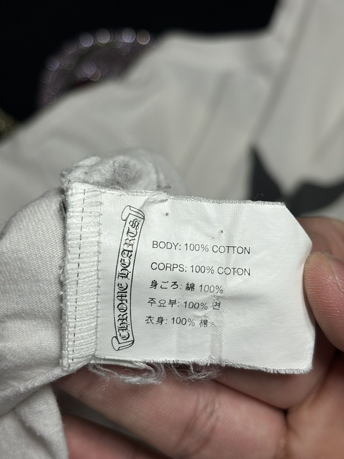 Chrome Hearts Chrome hearts vintage star logo tee white Size US M / EU 48-50 / 2 - 10 Thumbnail
