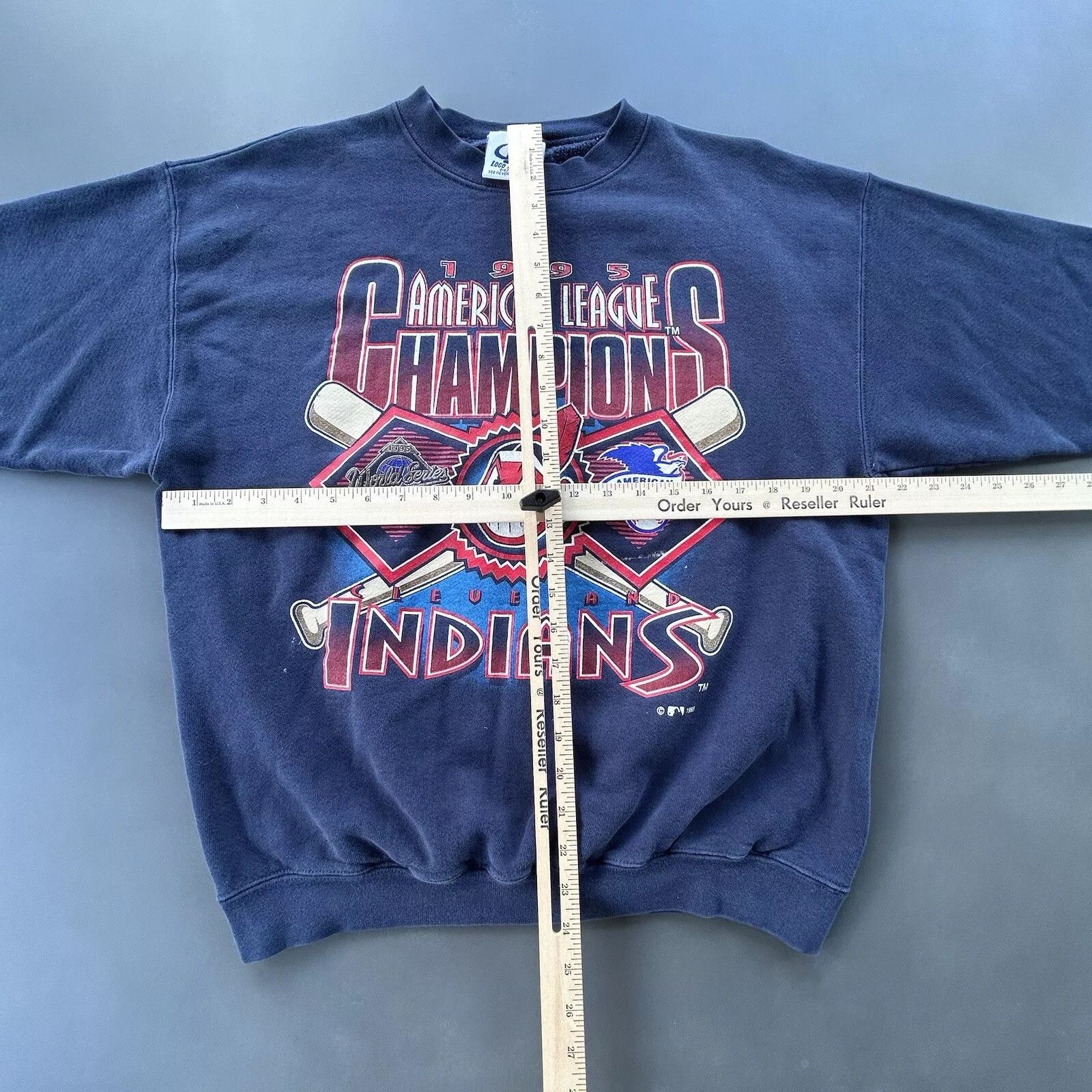 Logo Athletic Vintage Cleveland Indians Sweatshirt Adult Medium Size US M / EU 48-50 / 2 - 3 Thumbnail
