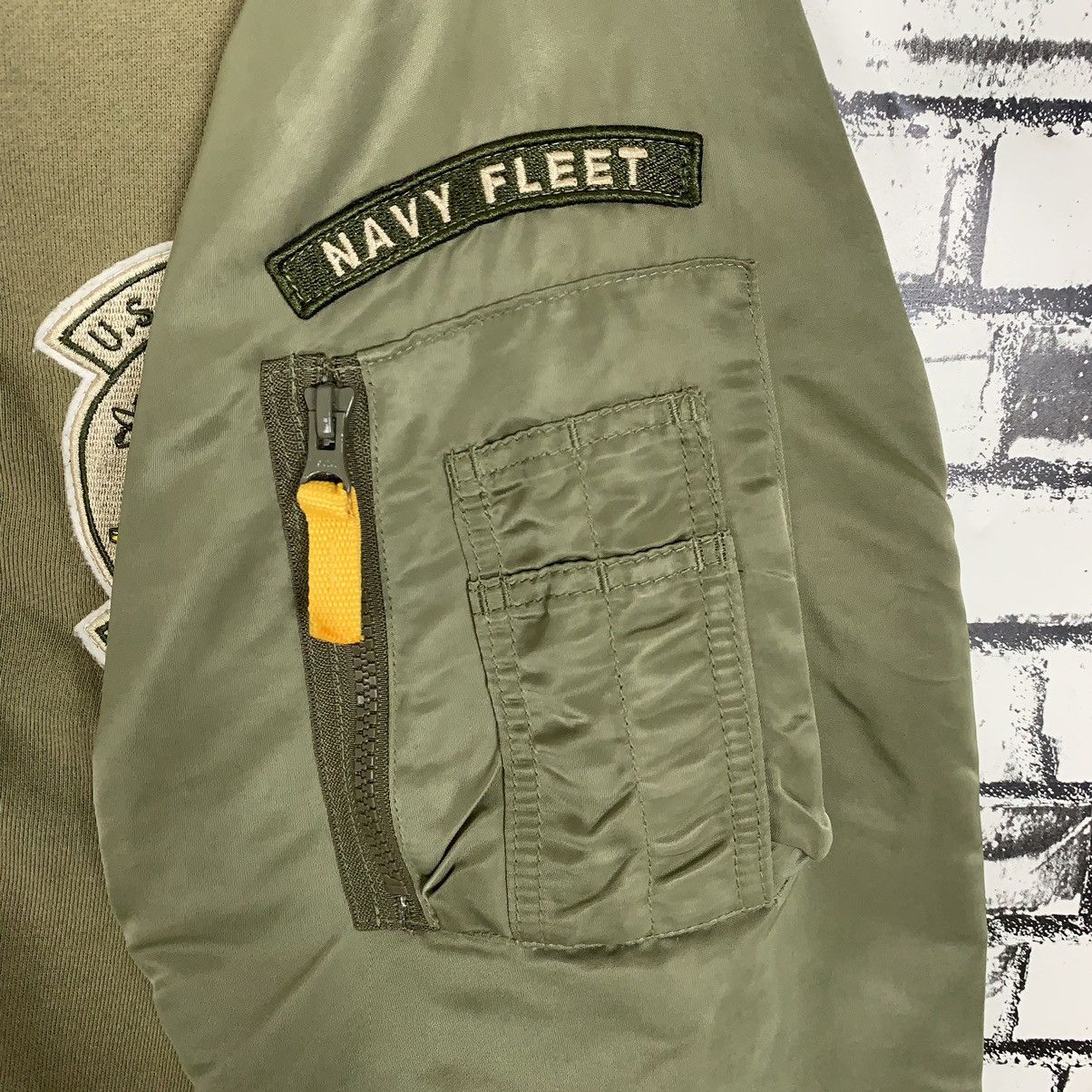 Avirex × Lafayette 148 Avirex U.S.S Lafayette United State Navy Military Jacket Size US XXL / EU 58 / 5 - 6 Thumbnail