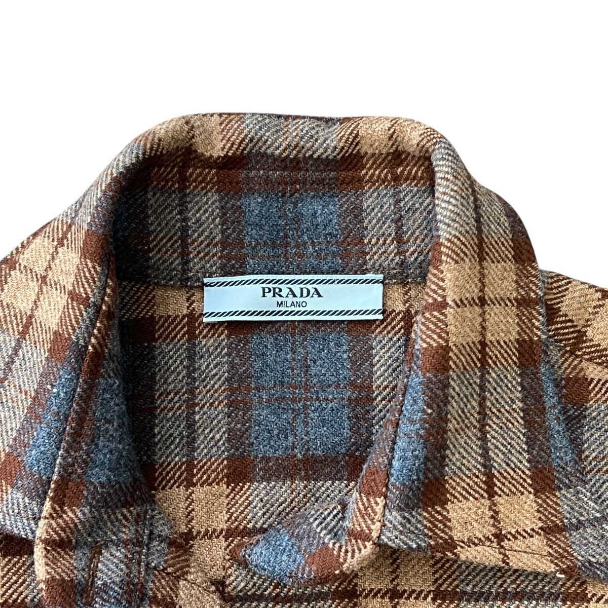 Prada PRADA RAF SIMONS 2024AW Check Wool Twill Shirt & Skirt Setup Size S / US 4 / IT 40 - 6 Thumbnail