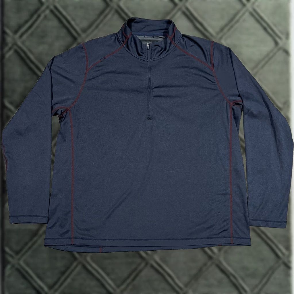 Rhone Rhone Session 1/4 Zip Pullover 2XL XXL Blue Long Sleeve Breathable Lightweight Size US XXL / EU 58 / 5 - 1 Thumbnail
