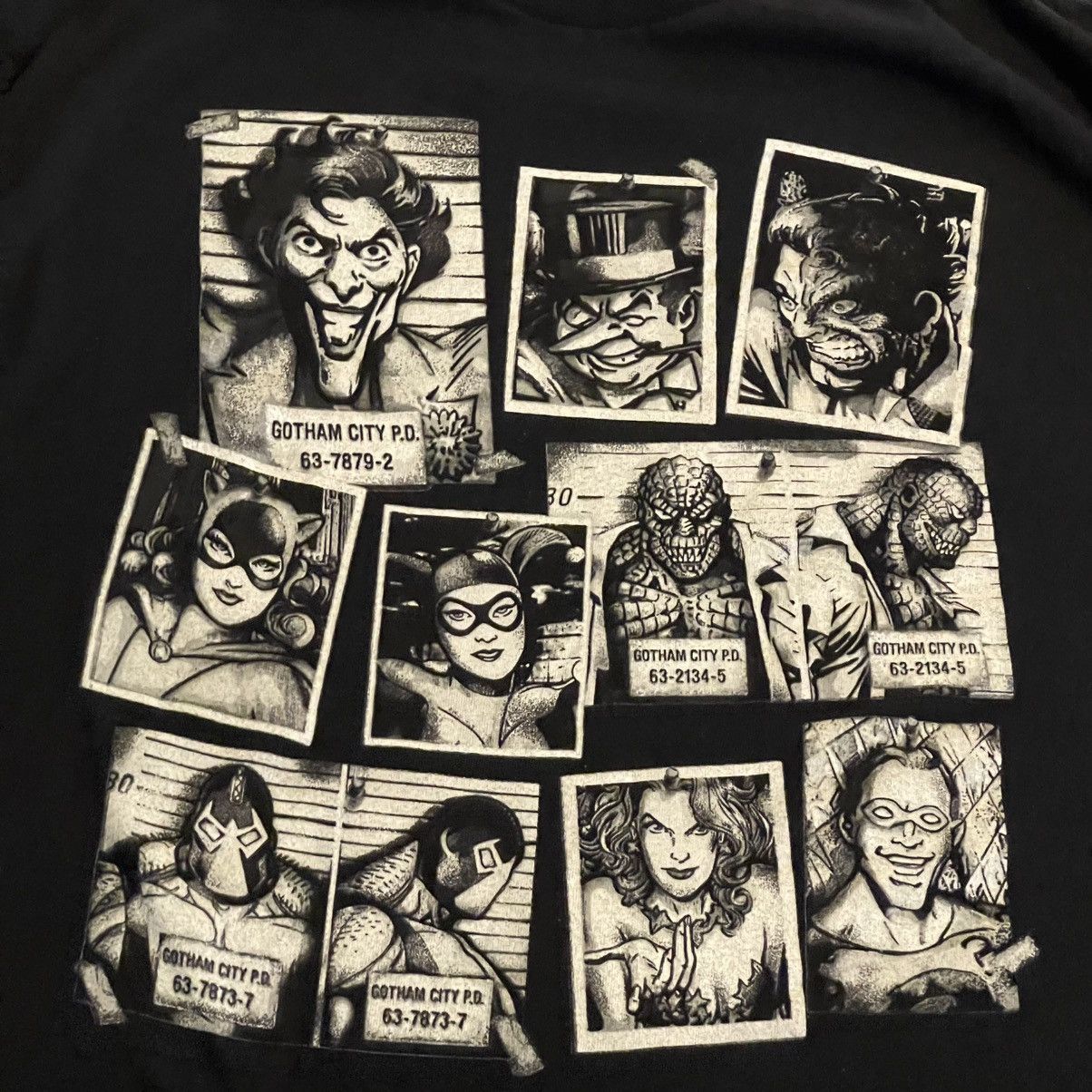 DC Comics DC Comics Shirt Men XL Black Gotham City PD Workout Tee Size US XL / EU 56 / 4 - 4 Thumbnail