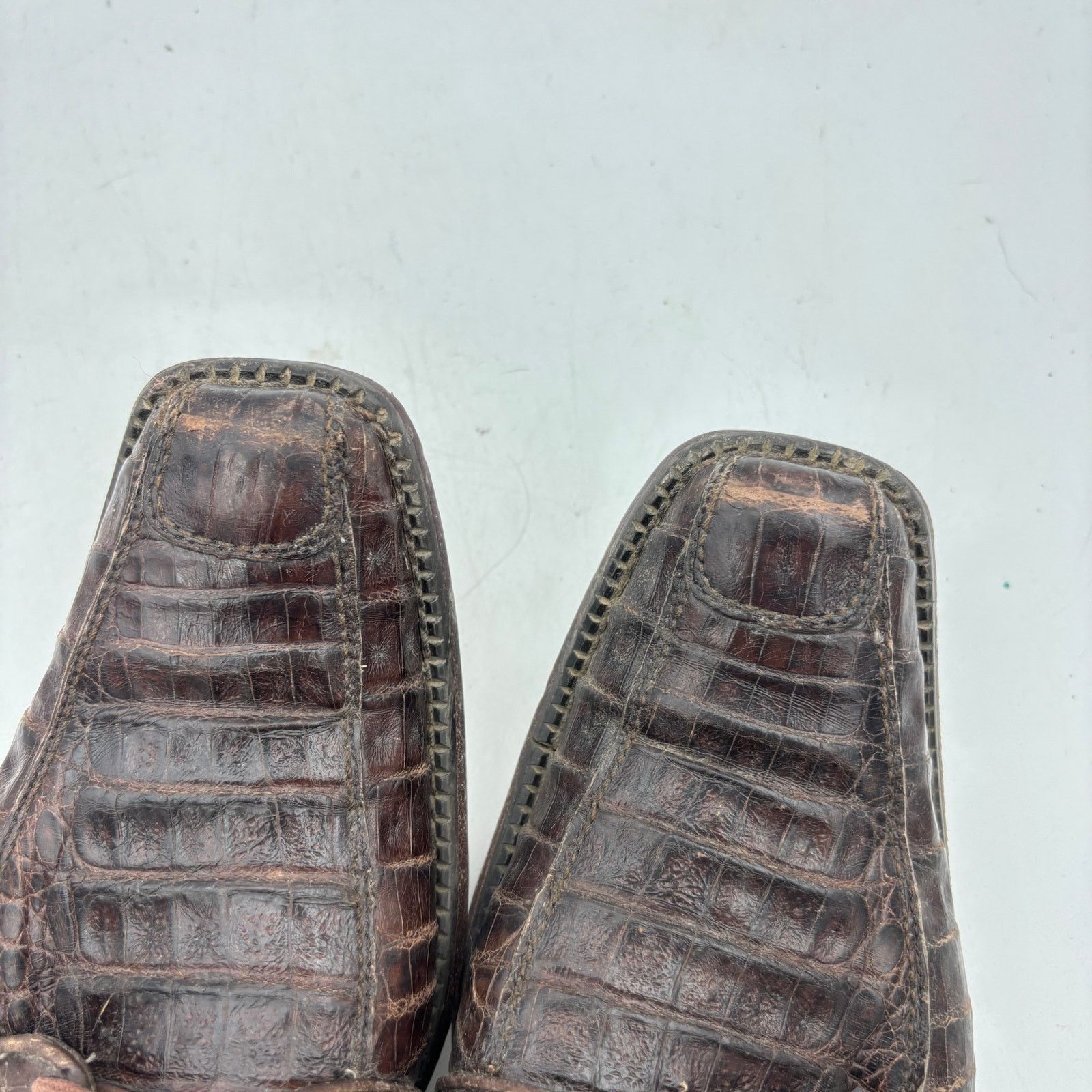 Los Altos Boots Los Altos Boots Crocodile Oxfords Dress Shoes Men US 9.5-10 Size US 9.5 / EU 42-43 - 14 Thumbnail