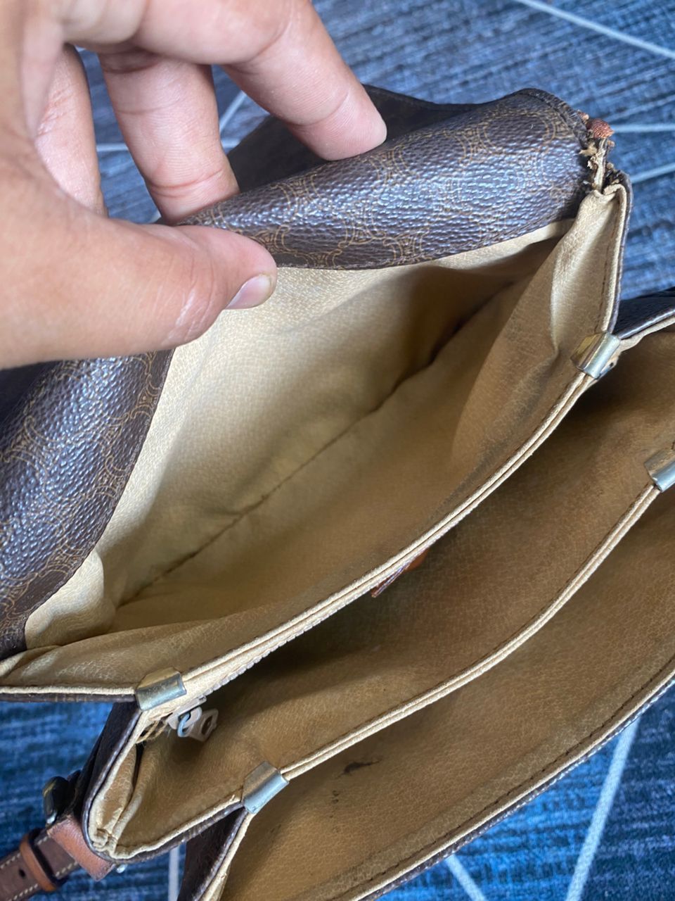Celine × Vintage Vintage Celine Macadam Shoulder Bag Size ONE SIZE - 15 Thumbnail