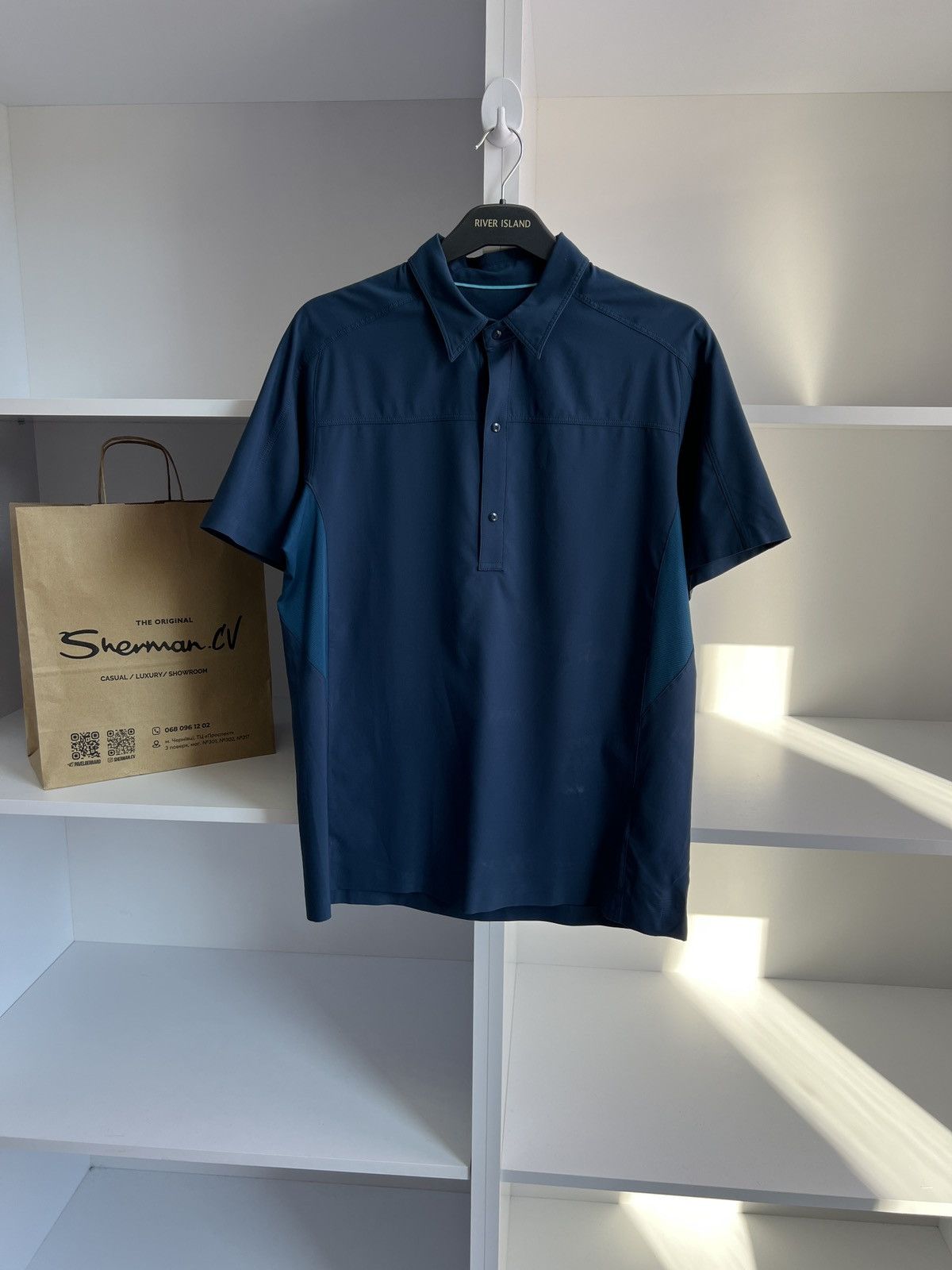 Arc'teryx × Vintage Vintage Arc'teryx Blue tee Size US S / EU 44-46 / 1 - 1 Thumbnail