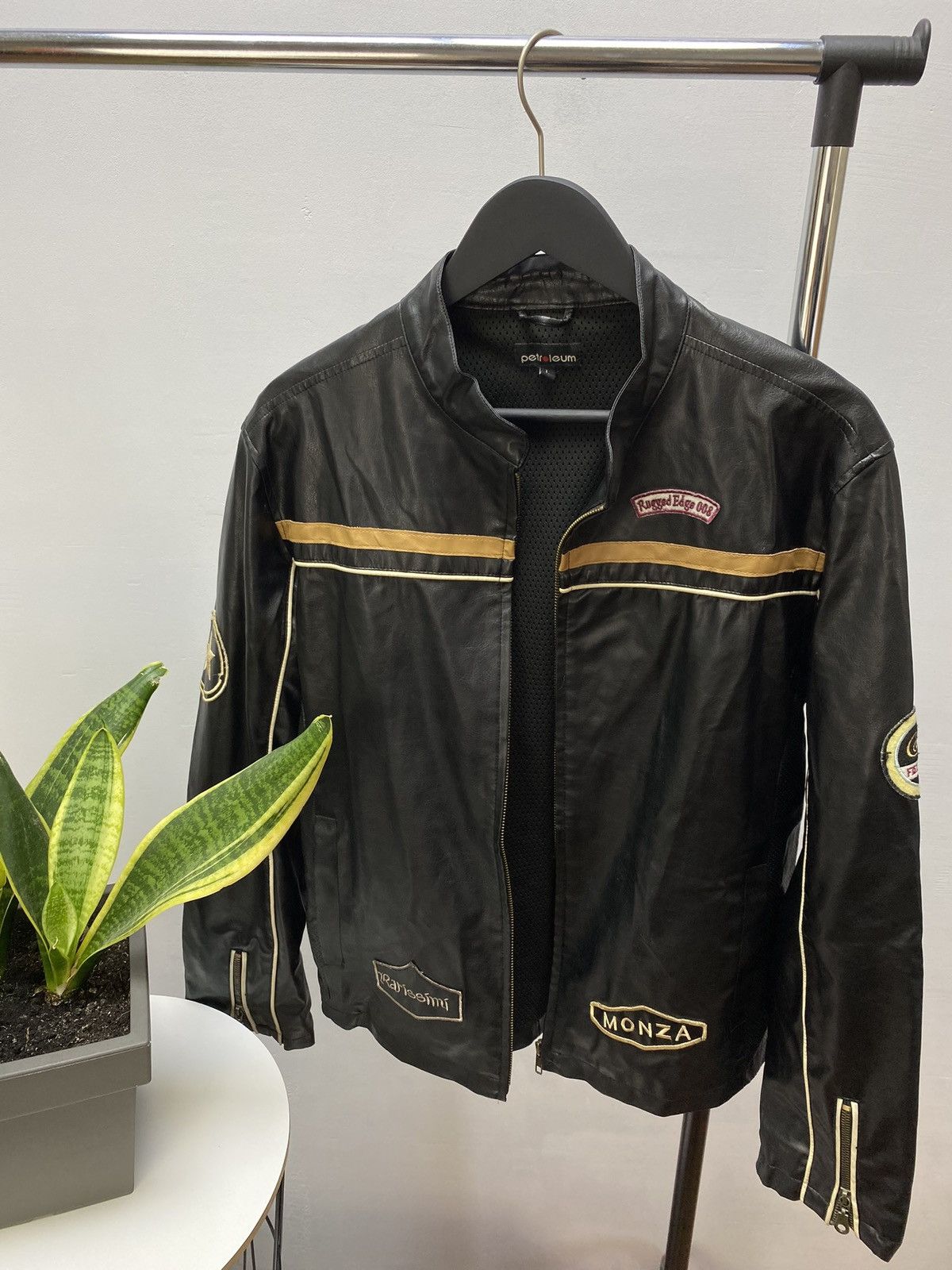 Japanese Brand × Vintage Vintage Tokyo Speed Leather racing Y2K jacket Size US L / EU 52-54 / 3 - 4 Thumbnail