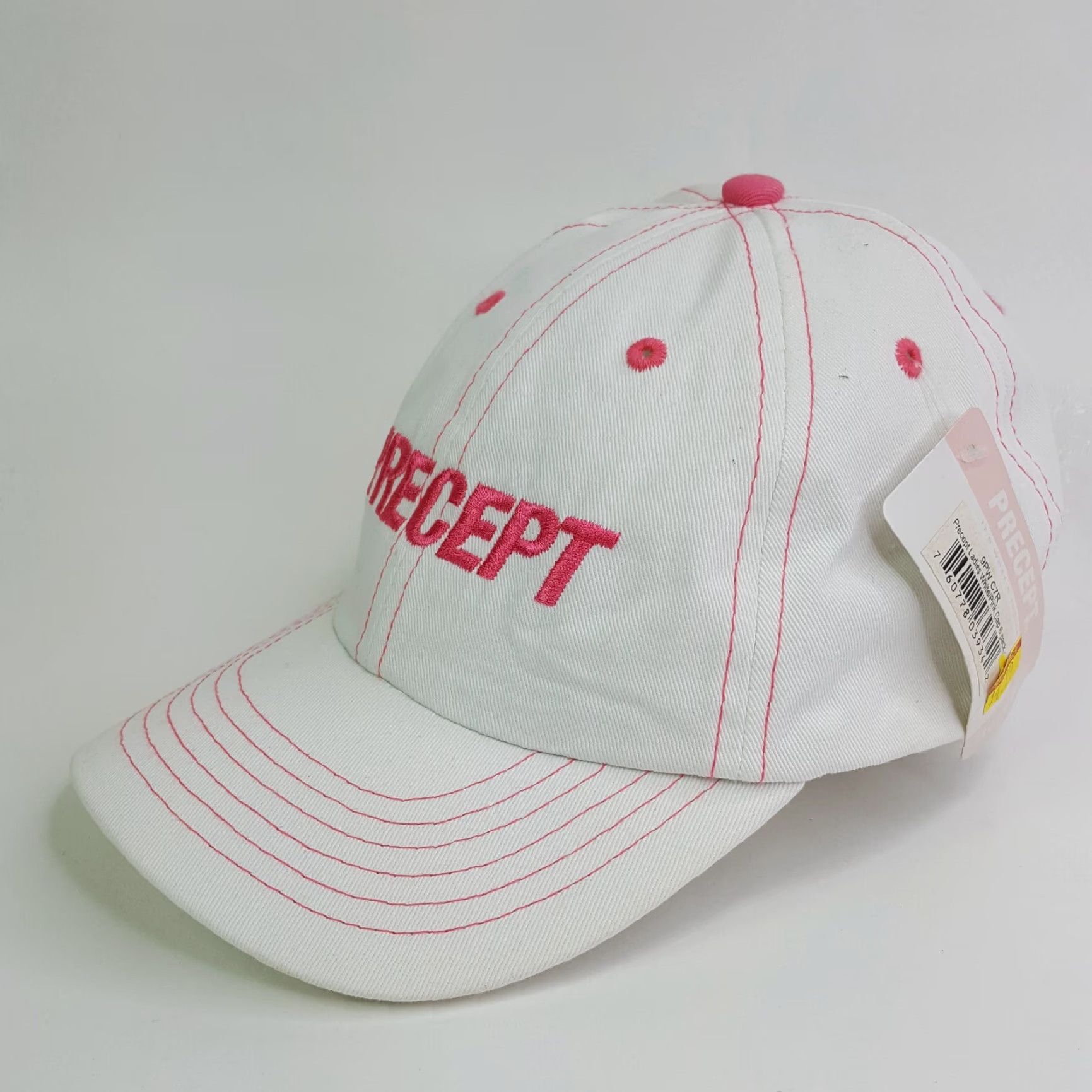 Pinko VINTAGE Precept Golf Women's Adjustable PGA Sports Hat Baseball Cap Pink White Size ONE SIZE - 2 Thumbnail