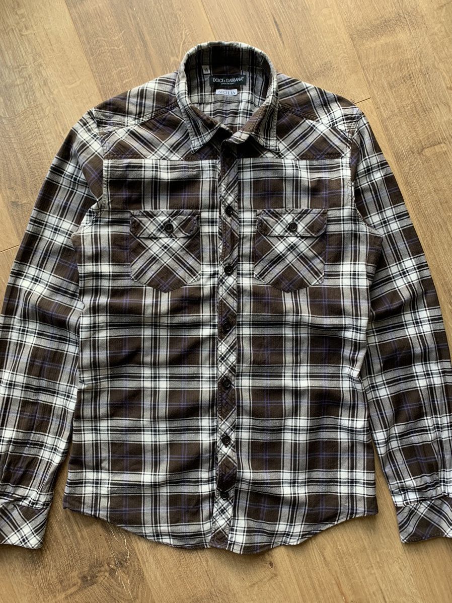 Dolce & Gabbana Dolce & Gabbana Sicilia plaid shirt Size US S / EU 44-46 / 1 - 3 Thumbnail