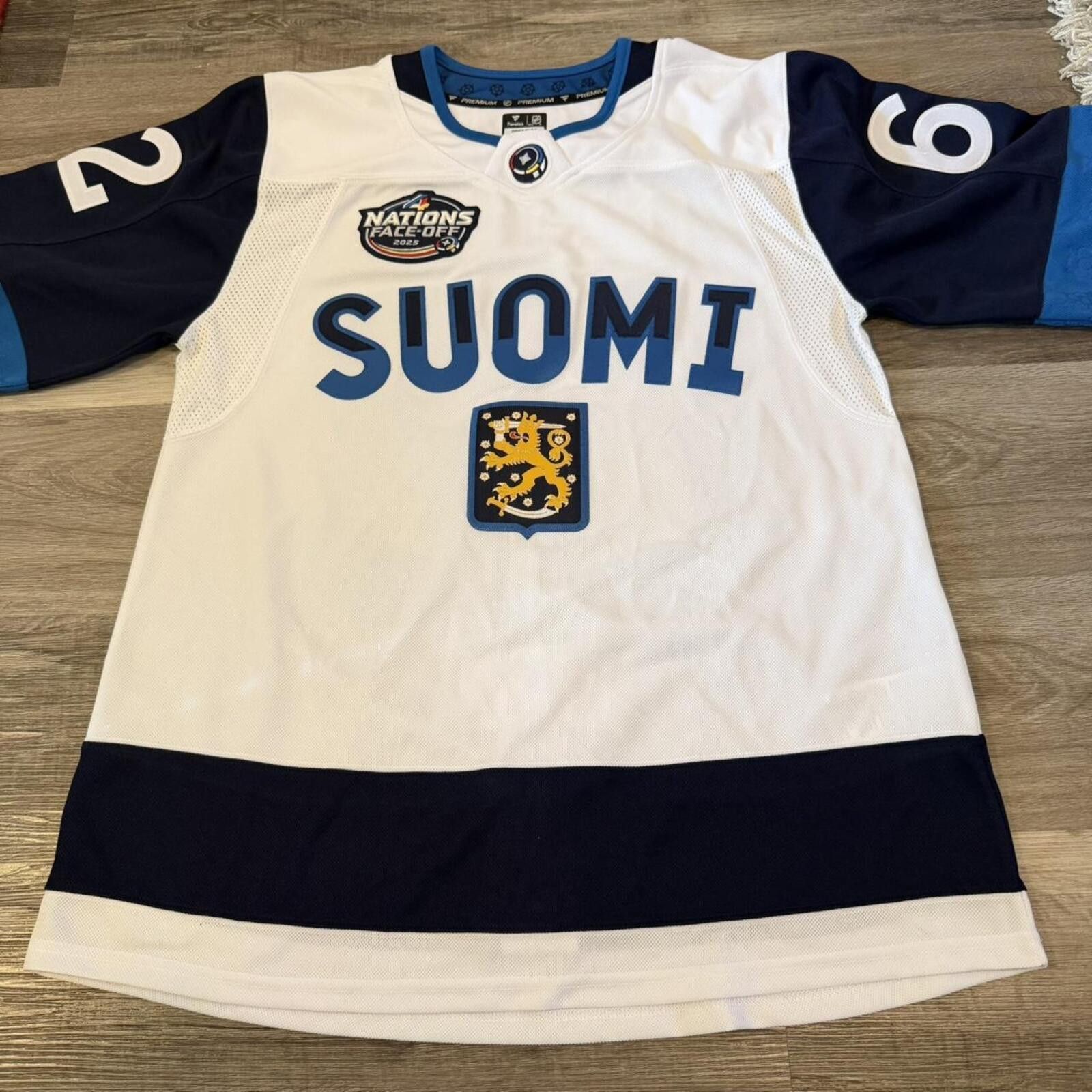 Other Finland Patrik Laine jersey 4 nations fanatics premium 2024 Size US XL / EU 56 / 4 - 6 Thumbnail