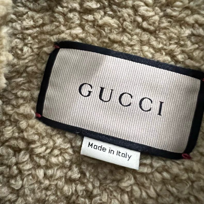 Gucci Gucci Double-breasted logo lambskin coat 2501-Nextarrow Size US S / EU 44-46 / 1 - 4 Thumbnail