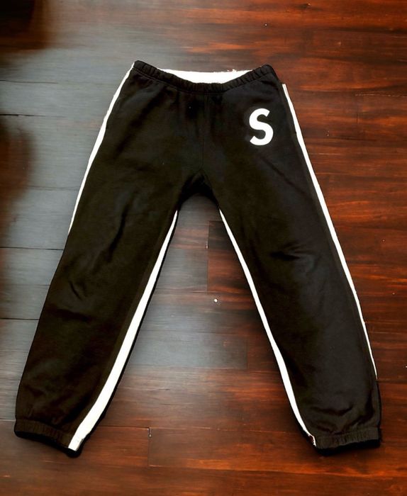 Supreme Supreme S Logo Split Sweatpants <Large> Black FW21 | Grailed