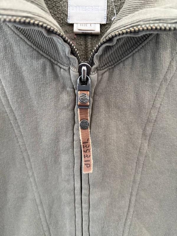 Diesel VTG CROPPED WASHED DIESEL HOODIE AVANT GARDE Y2K Size US M / EU 48-50 / 2 - 9 Thumbnail