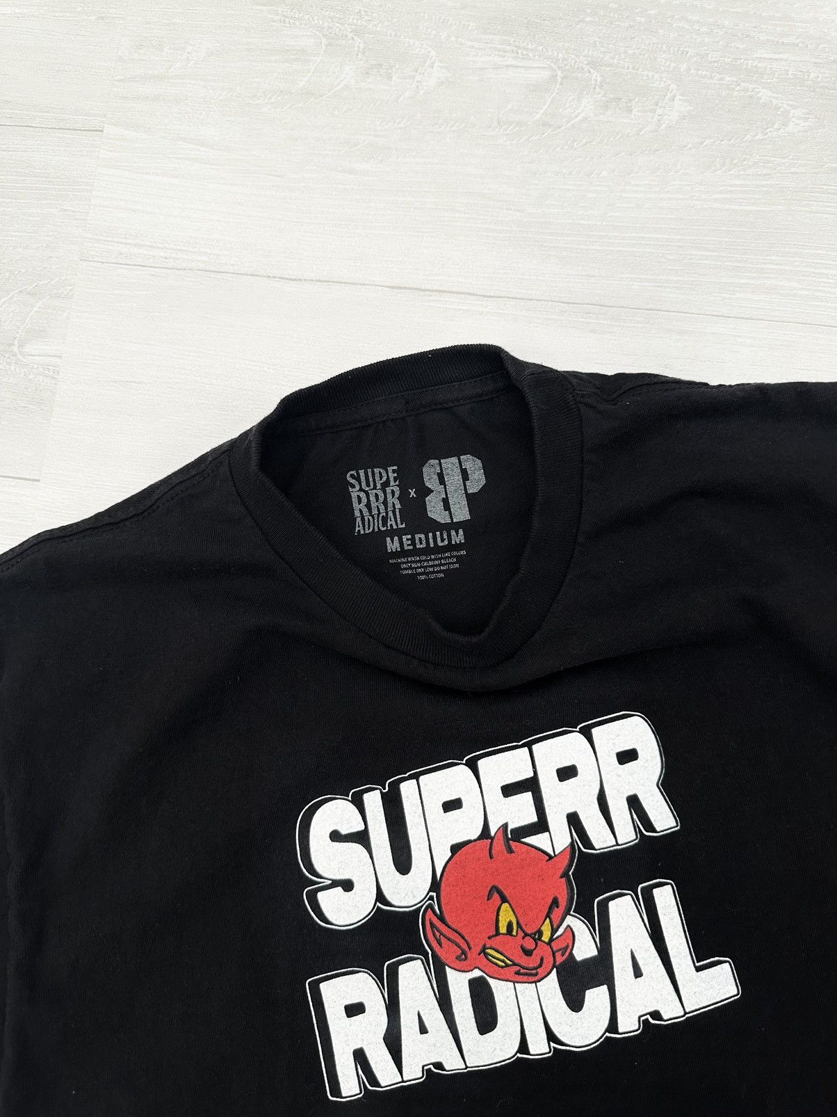 Brooklyn Projects Superrradical x Brooklyn Projects Devil Burning Globe Tee Size US M / EU 48-50 / 2 - 6 Thumbnail