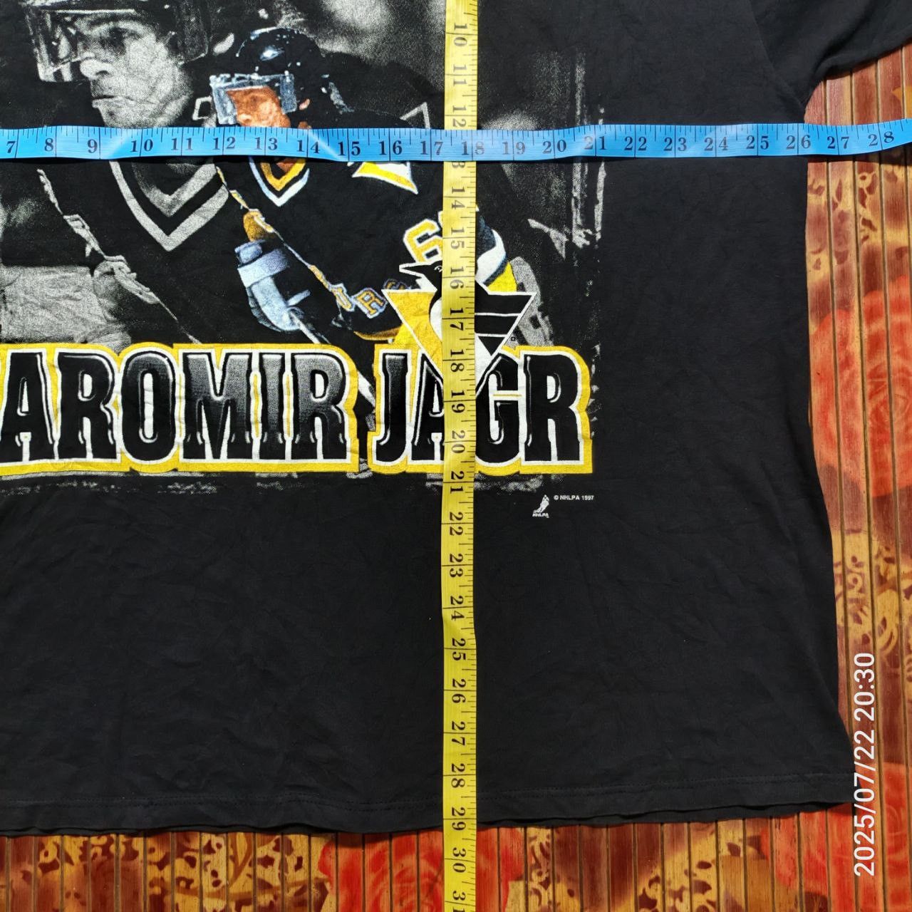 Starter 90s Jaromir Jagr Pittsburgh Penguins Starter NHL Tee (XL) Size US XL / EU 56 / 4 - 3 Thumbnail