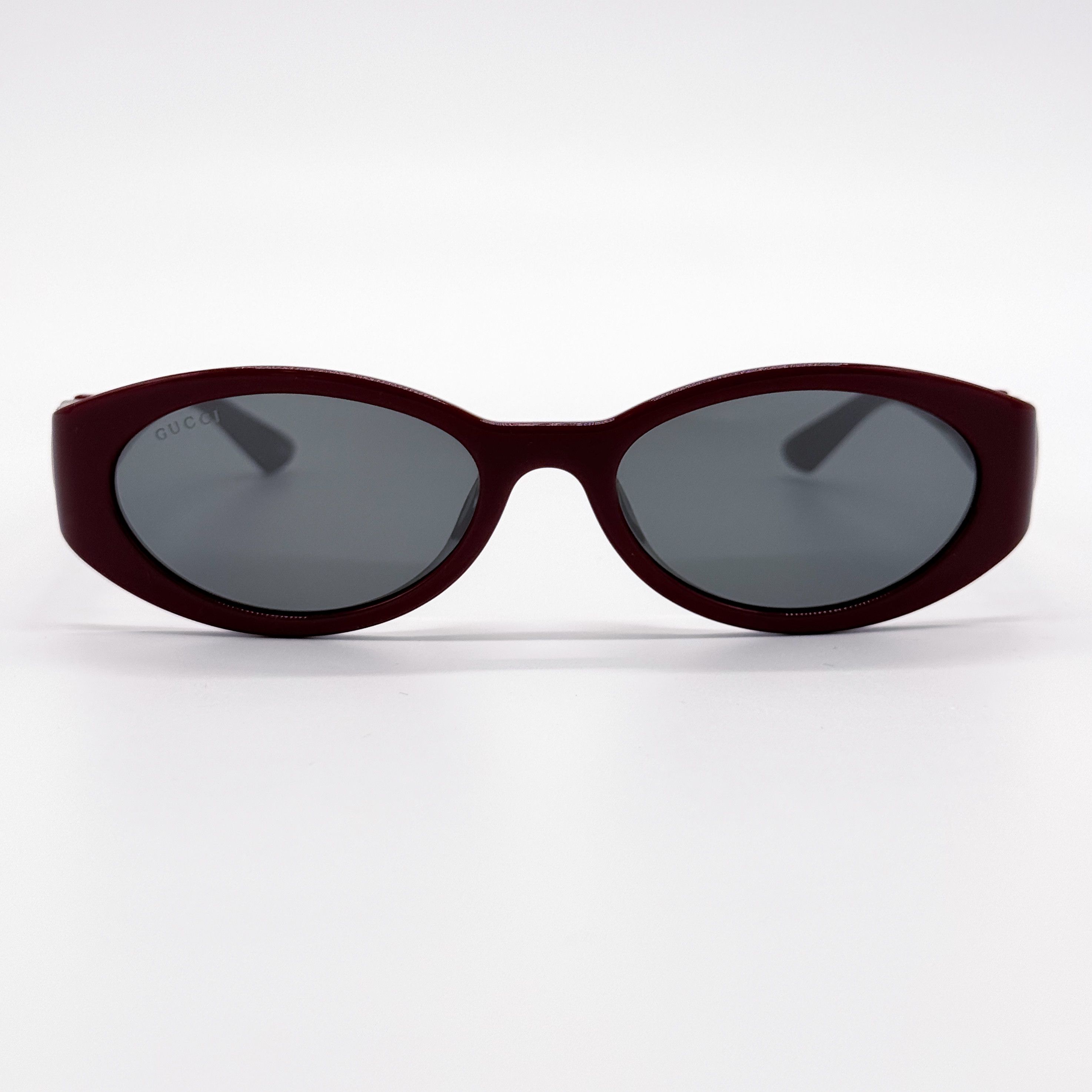 Gucci NEW GUCCI SUNGLASSES WOMEN ROUND BURGUNDY GUCCI GG1662SA 006 Size ONE SIZE - 4 Thumbnail