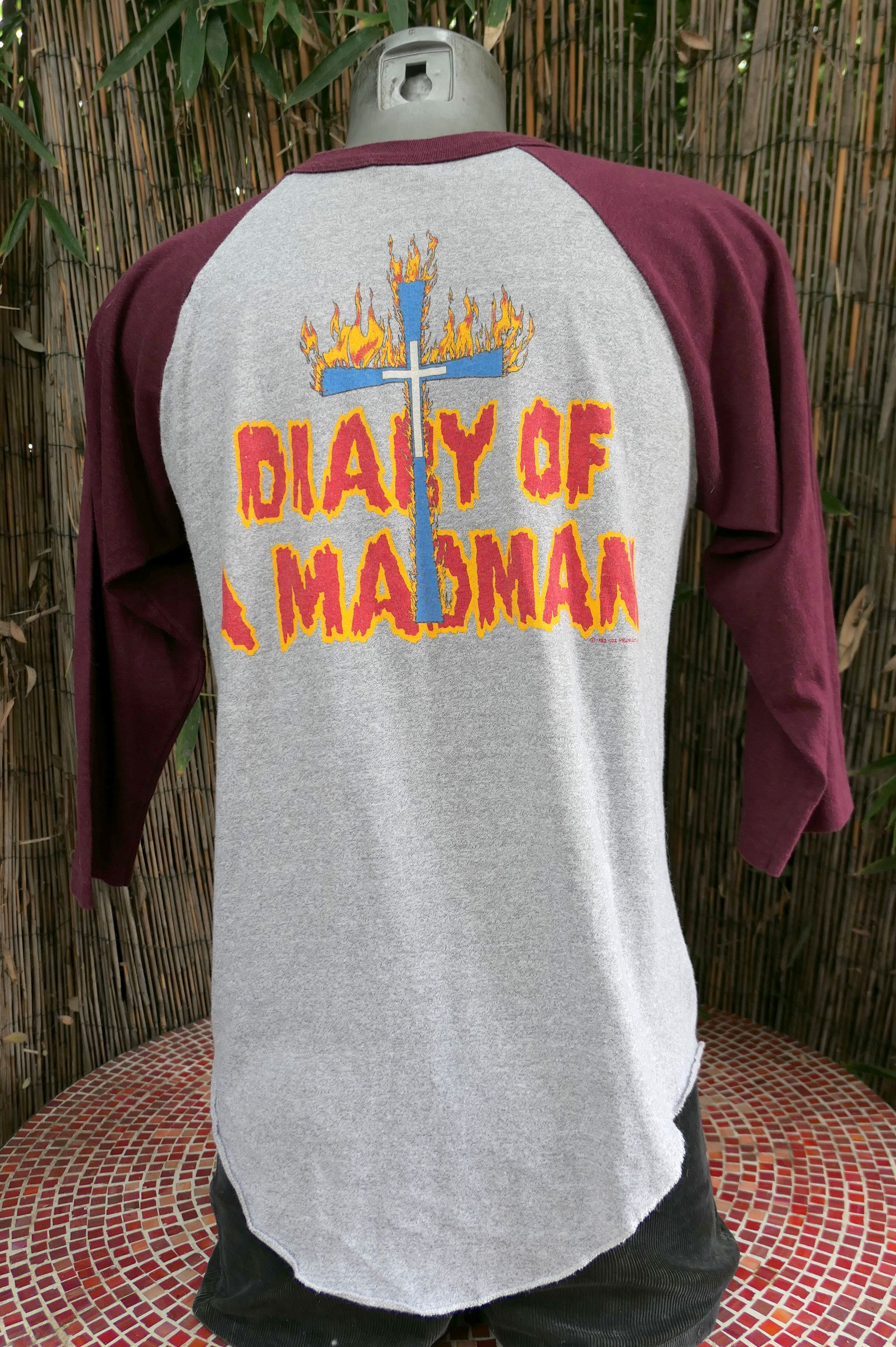 Vintage Vintage 1981 OZZY OSBOURNE Diary Of A Madman T Shirt M/L Size US M / EU 48-50 / 2 - 3 Thumbnail
