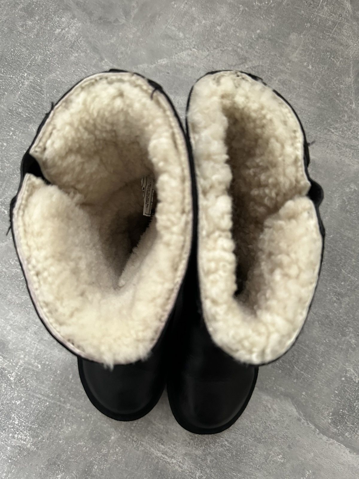 Ugg UGG Australia Kensington Leather Sheepskin Biker Boots Size US 6 / IT 36 - 4 Thumbnail