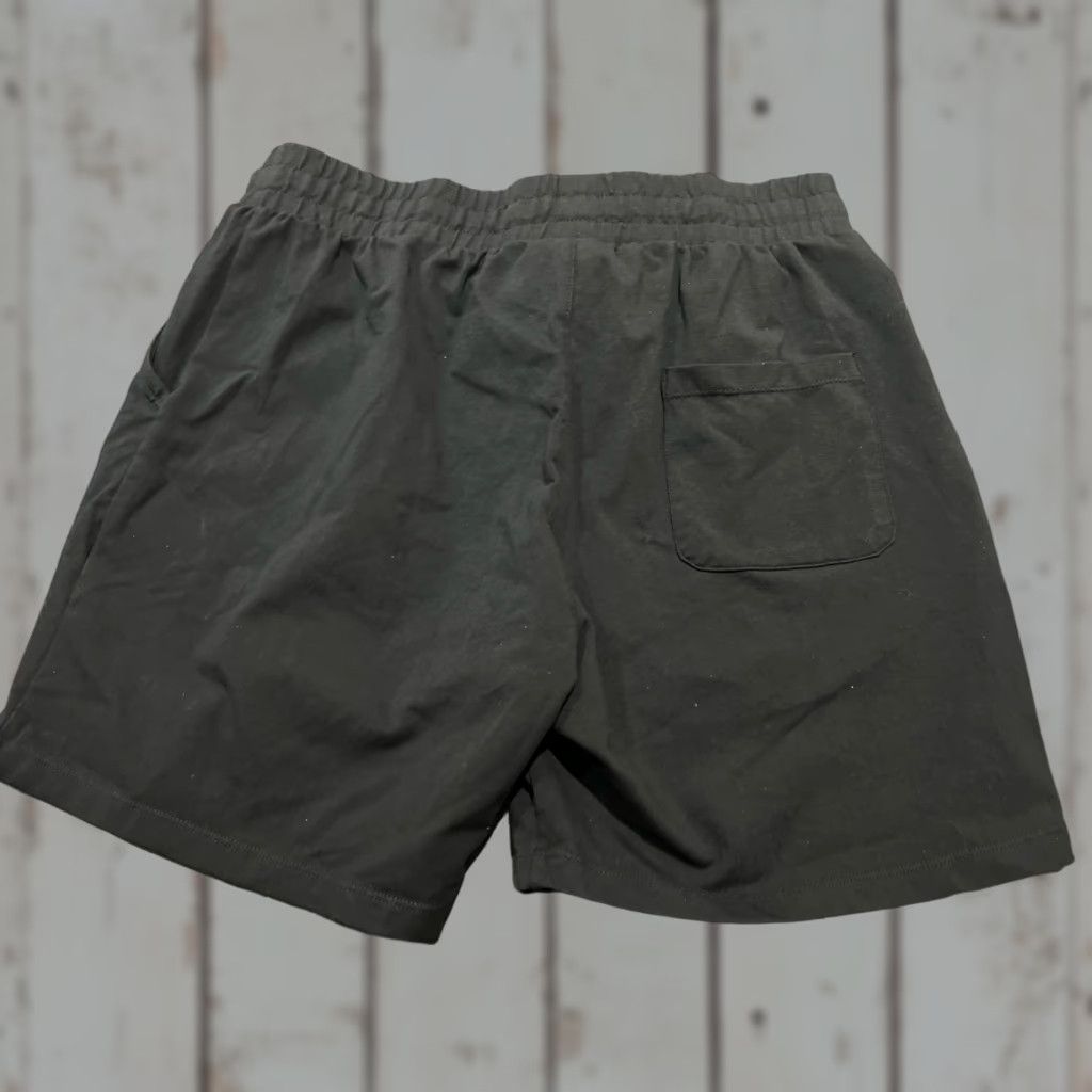 Vintage Baleaf Shorts Men’s Black Elastic Waist Drawstring Pockets Size Large L Size US 33 - 1 Thumbnail