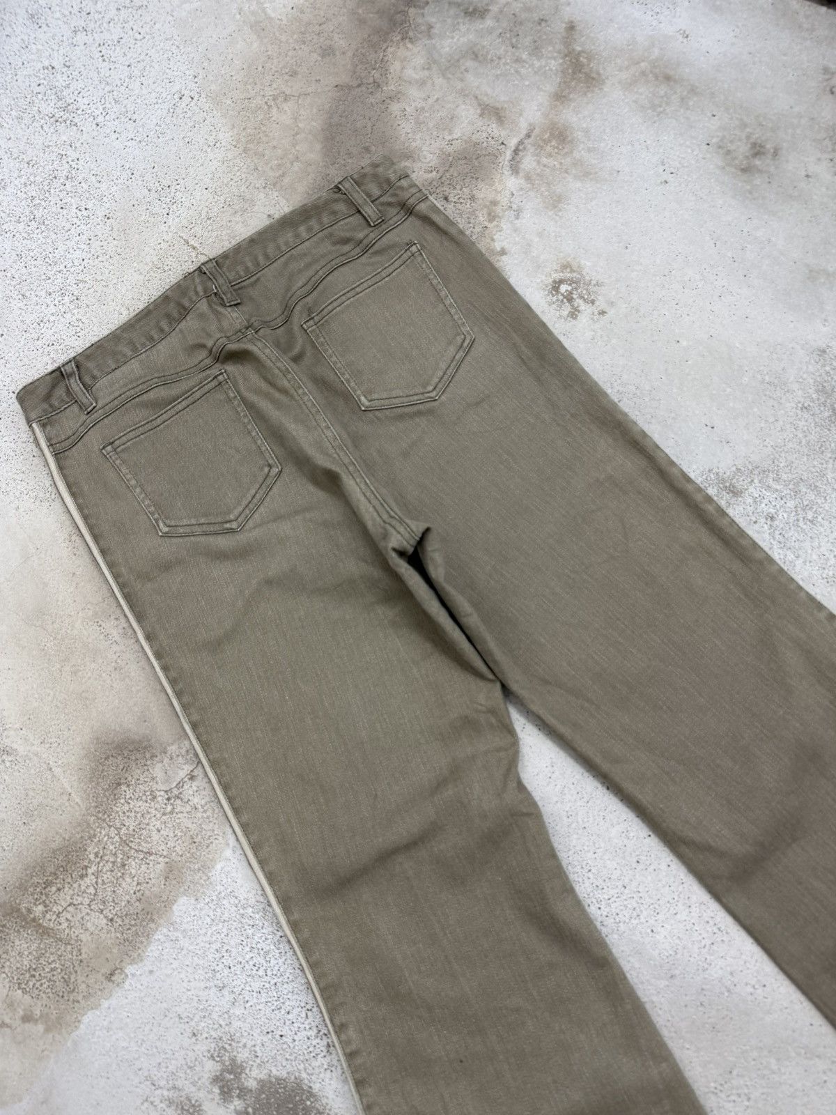 Japanese Brand Heart Shape Flare Stonewashed Unisex Denim Pants Size US 28 / EU 44 - 8 Thumbnail