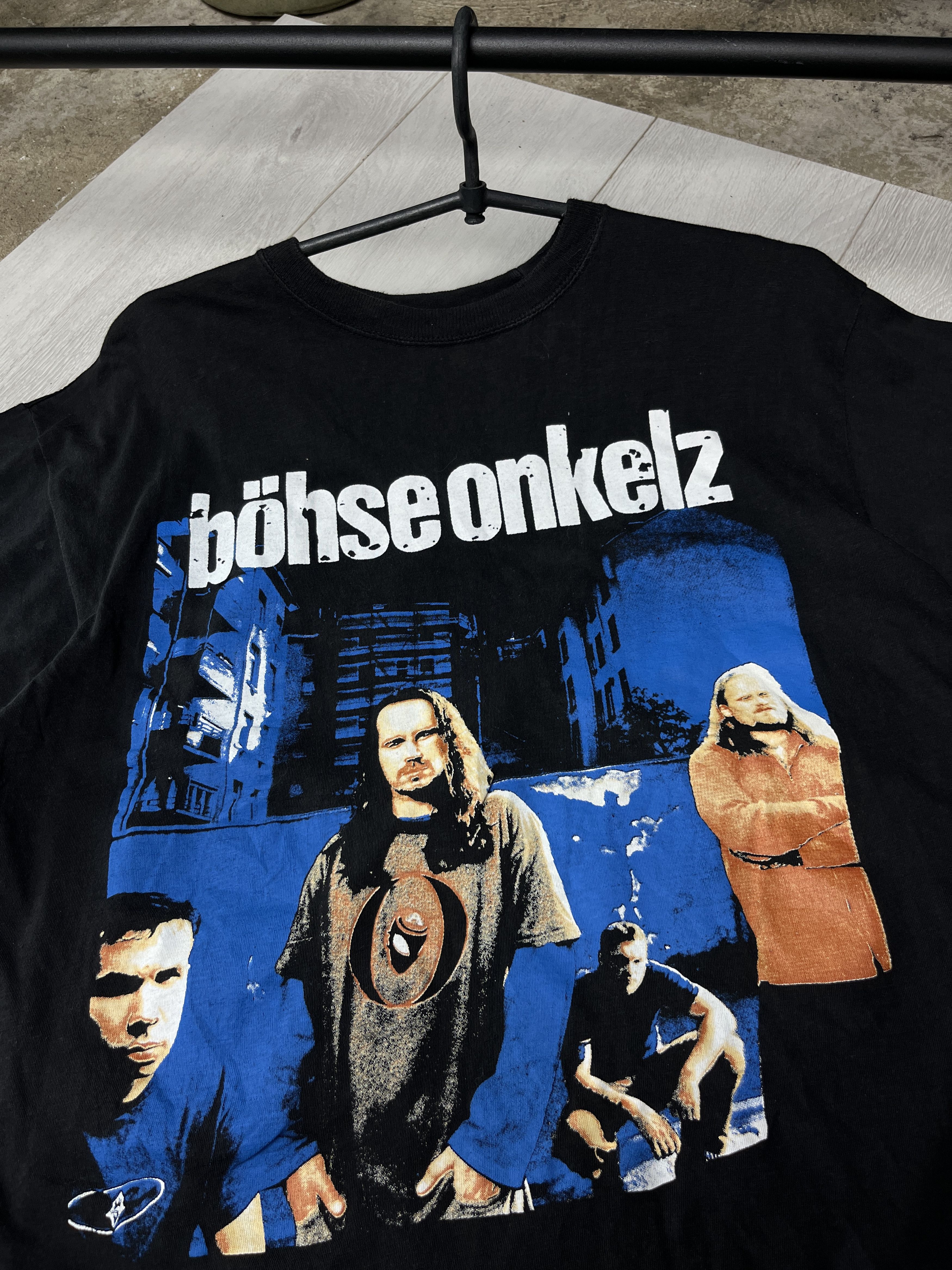 Band Tees 1990s BÖHSE ONKELZ DEMON GRAPHIC TEE - № 860 Size US L / EU 52-54 / 3 - 6 Thumbnail