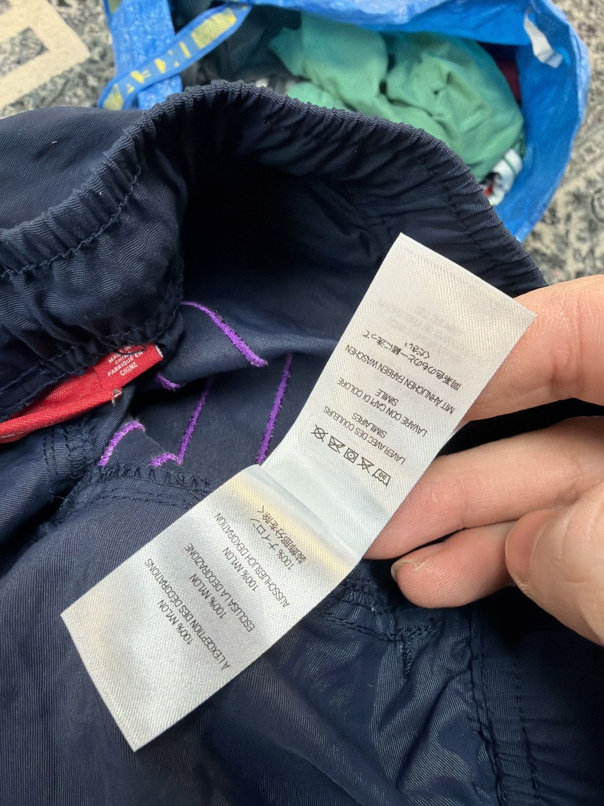 Supreme Supreme script nylon shirt purple navy Size US 36 / EU 52 - 5 Thumbnail