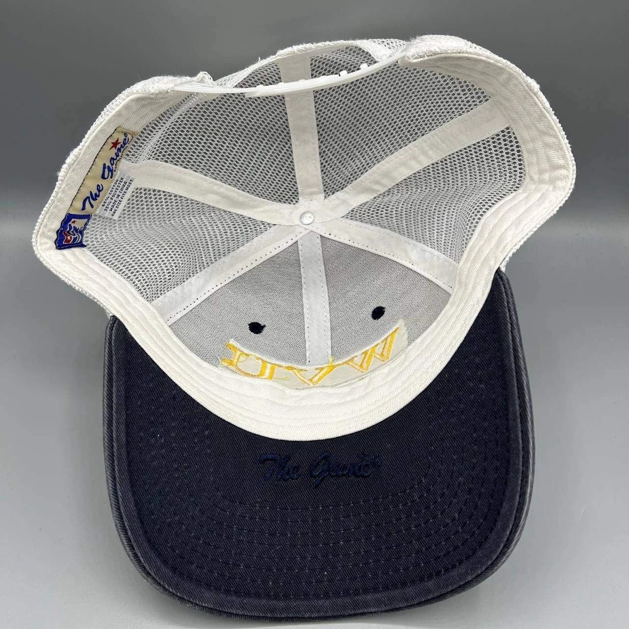 The Game Vintage West Virginia Mountaineers Trucker Hat Men Snap Back Size ONE SIZE - 2 Thumbnail