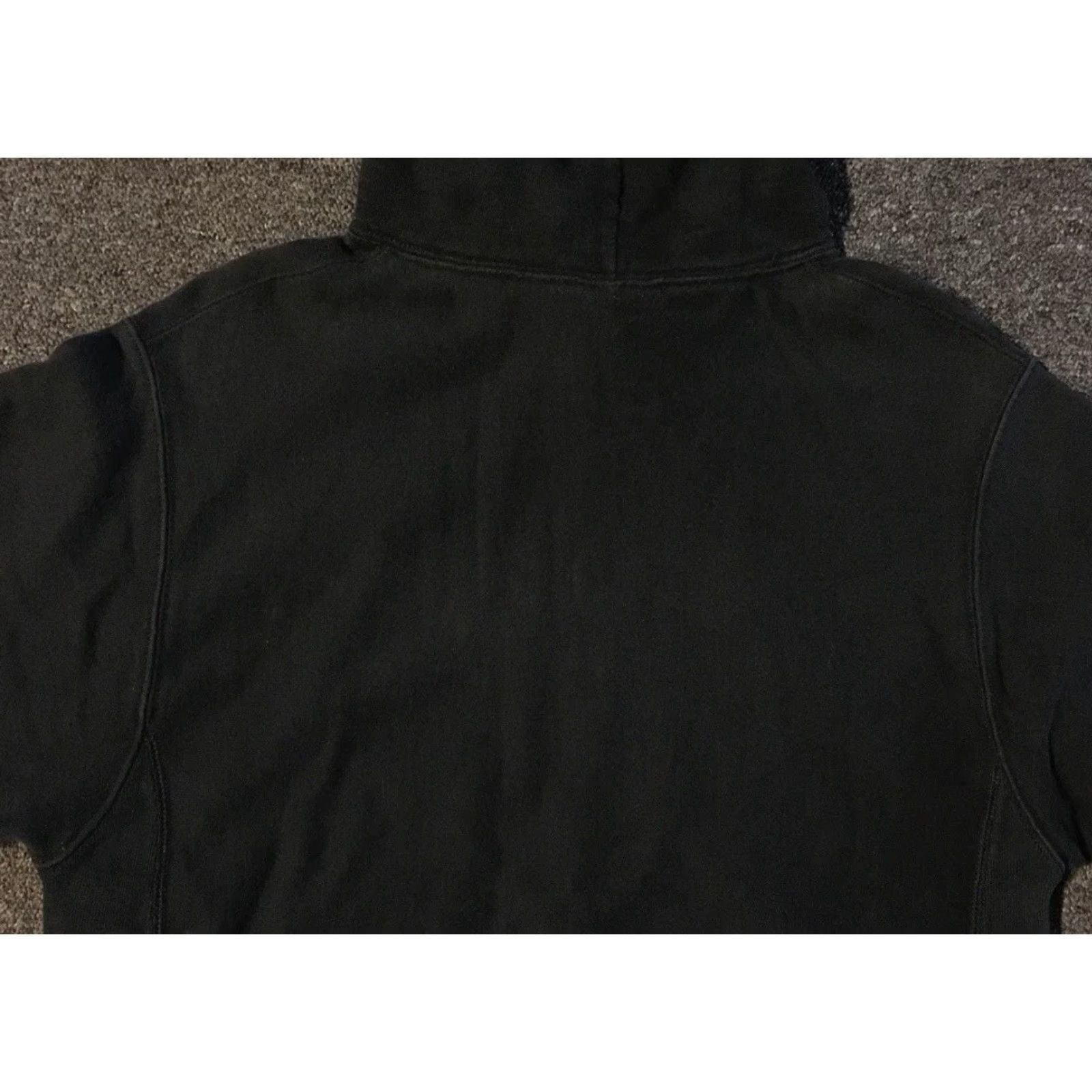 Champion VINTAGE Champion Reverse Weave Faded Hoodie M Black Men Regular Sweatshirt Pullover Grunge 90s School Surf Skate Reversible Thrashed Size US M / EU 48-50 / 2 - 7 Thumbnail