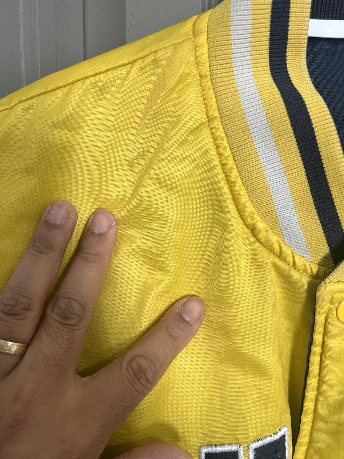 Vintage y2k Michigan Reversible bomber Jacket Size US M / EU 48-50 / 2 - 5 Thumbnail